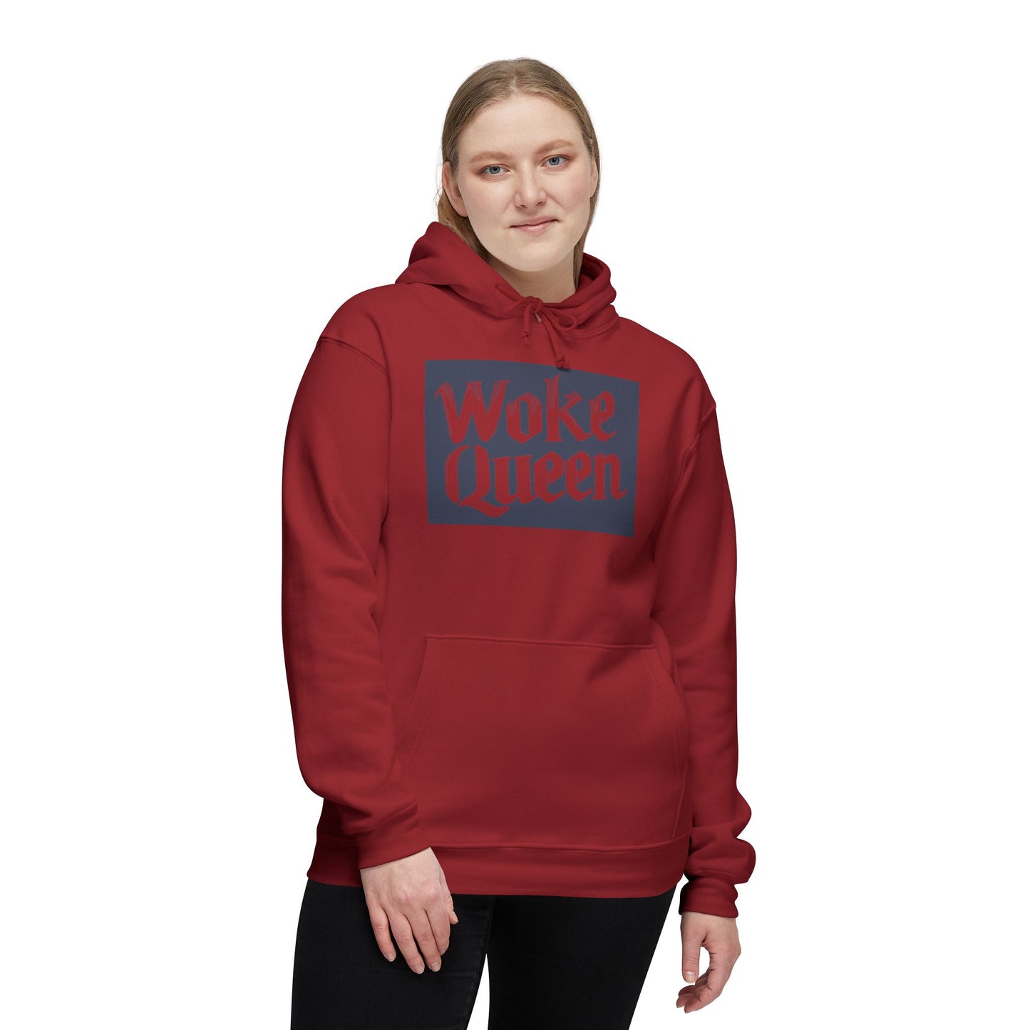 Unisex Woke Queen Hooded Sweatshirt