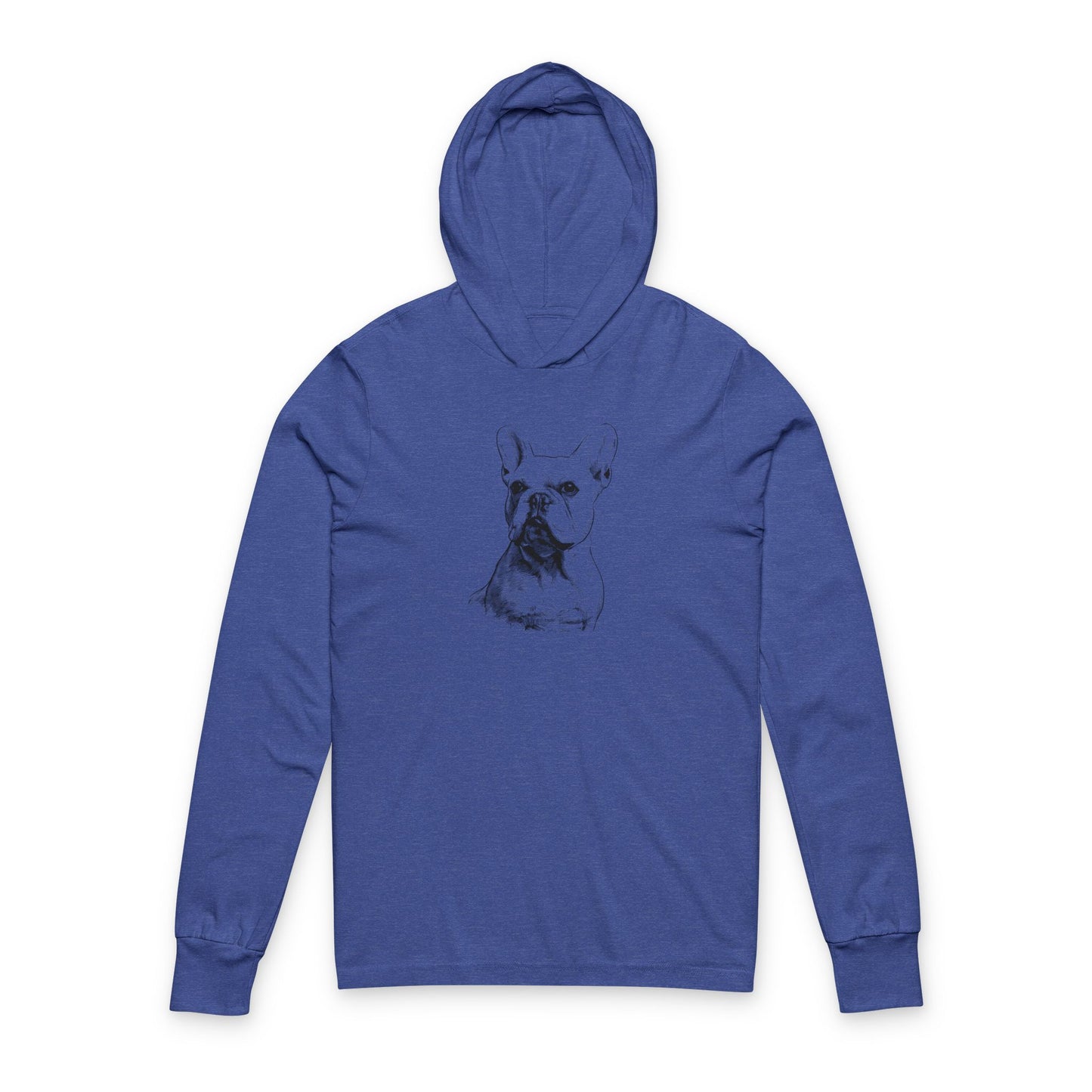 Stylish Dog Lover Hoodie - Unisex Long Sleeve Tee for Pet Enthusiasts, Gift for Animal Lovers, Casual Wear, Birthday & Holiday