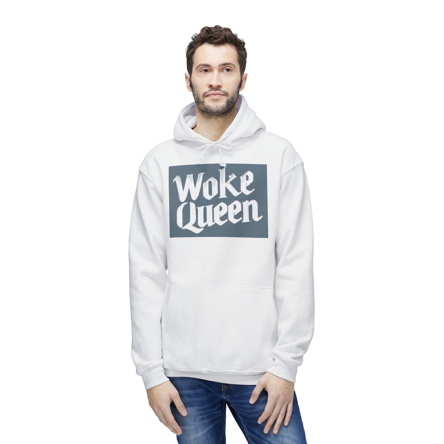 Unisex Woke Queen Hooded Sweatshirt