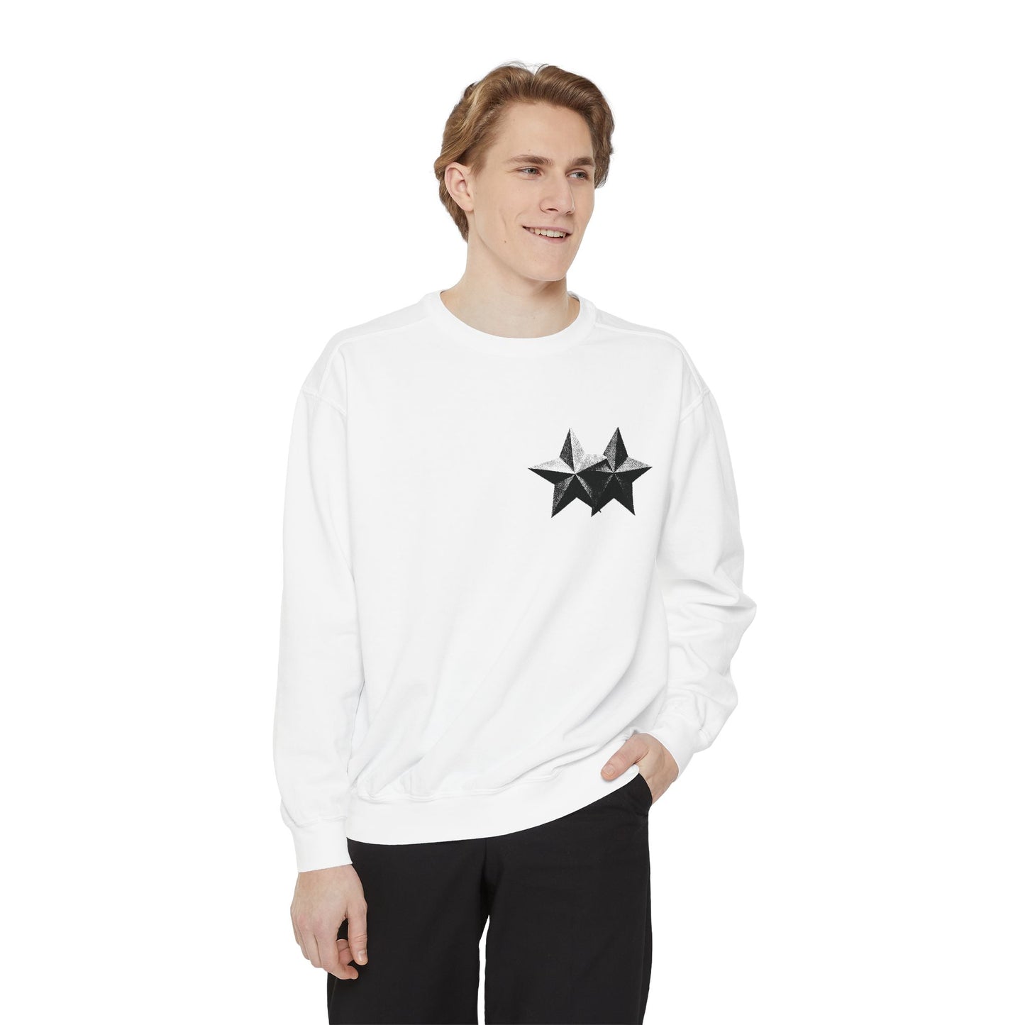 Gemi Star Graphic Unisex Garment-Dyed Sweatshirt