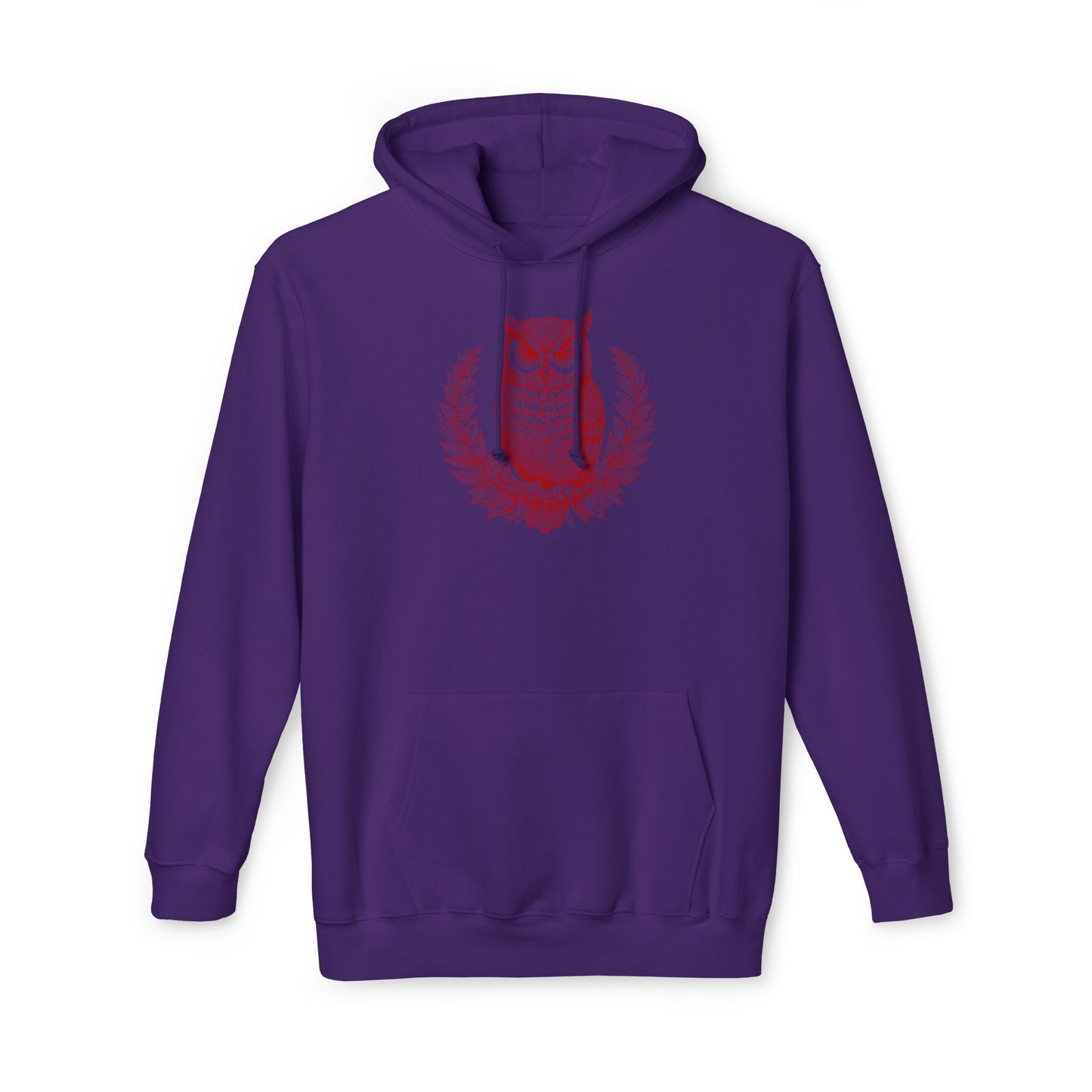 Owl Design Unisex Hooded Sweatshirt - Cozy & Stylish Gift for Nature Lovers