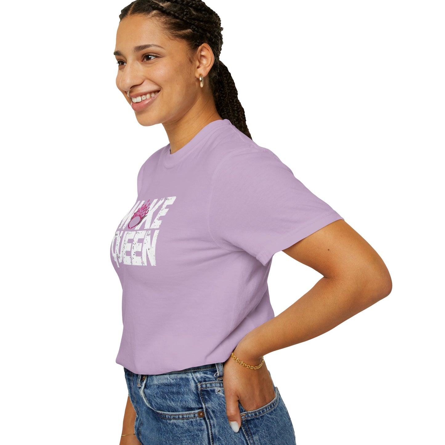 Unisex WOKE QUEEN Tiara Style Garment-Dyed T-shirt