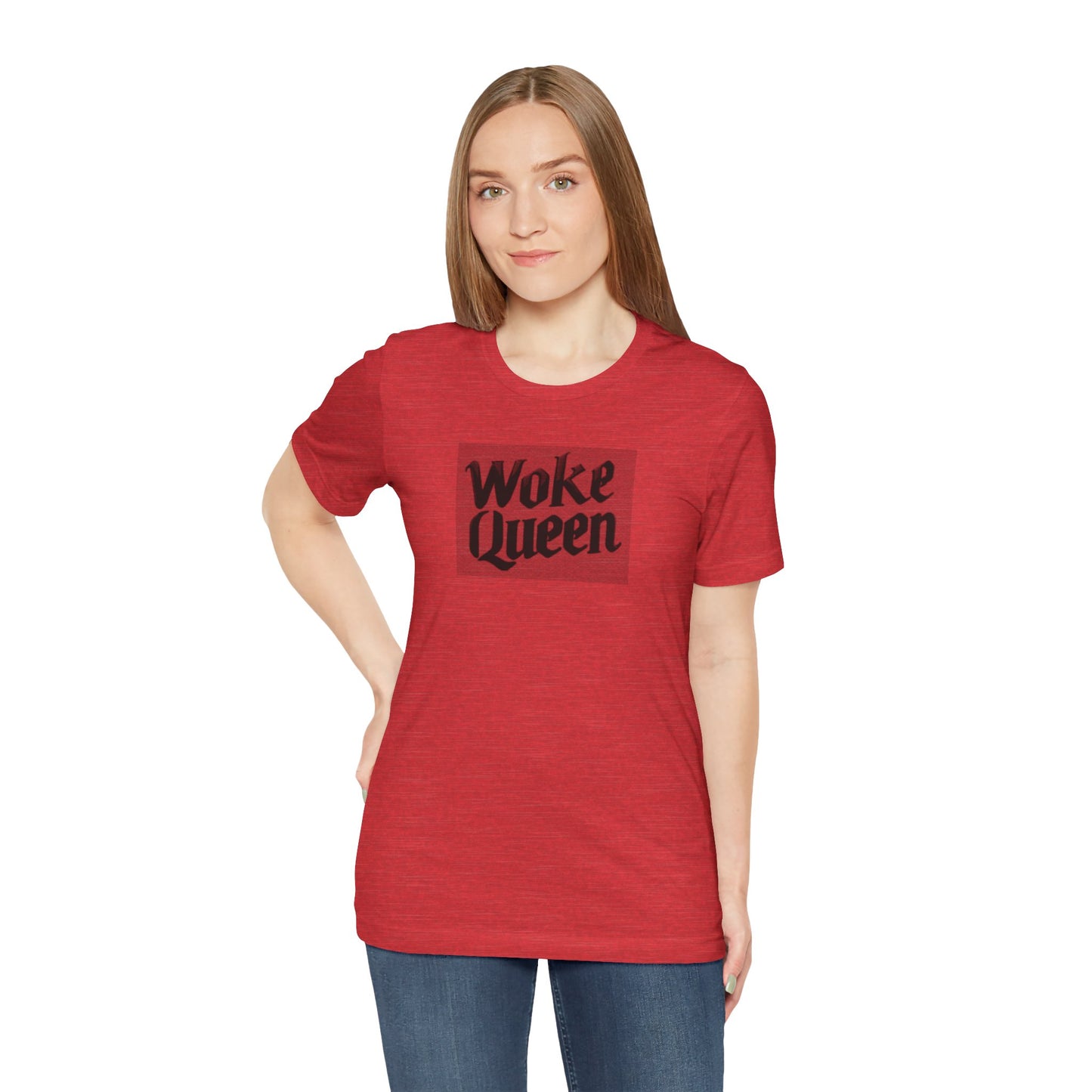 Unisex Woke Queen Jersey Short Sleeve Tee