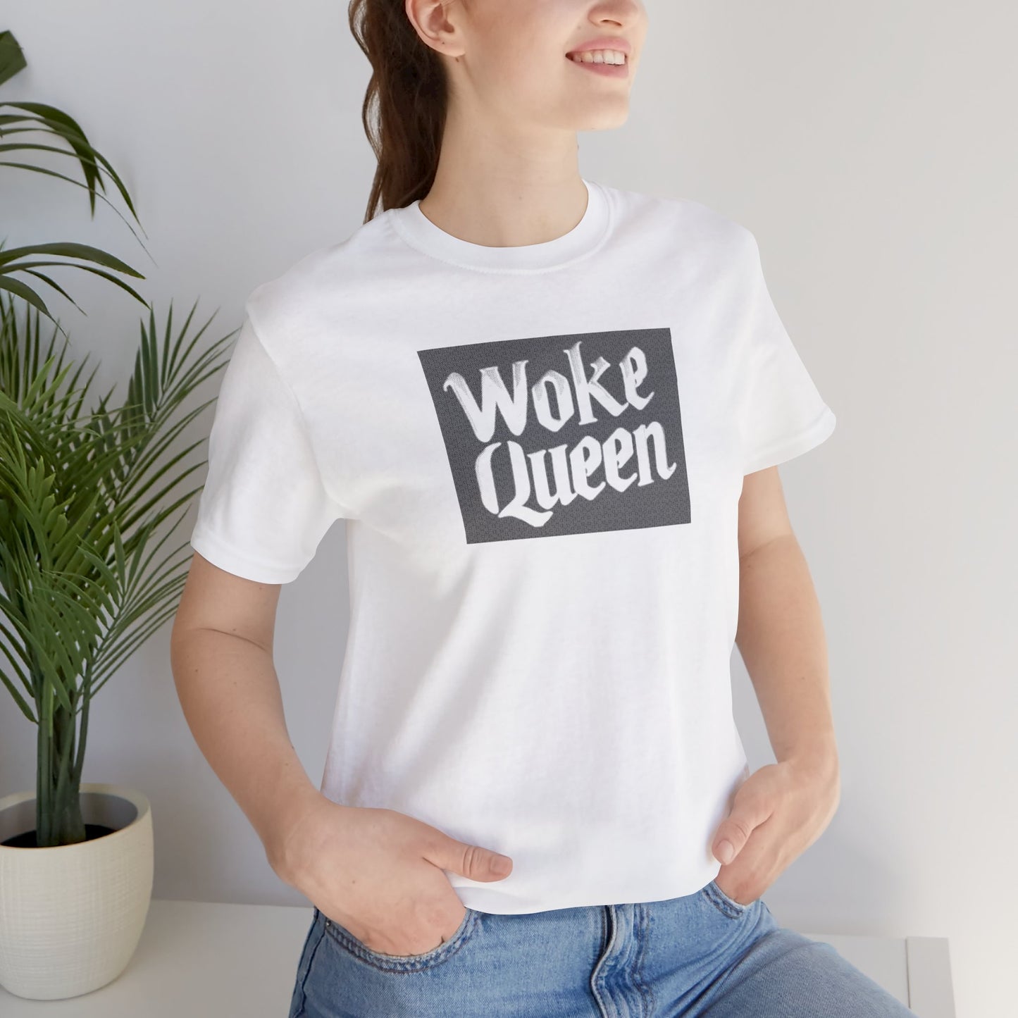 Unisex Woke Queen Jersey Short Sleeve Tee