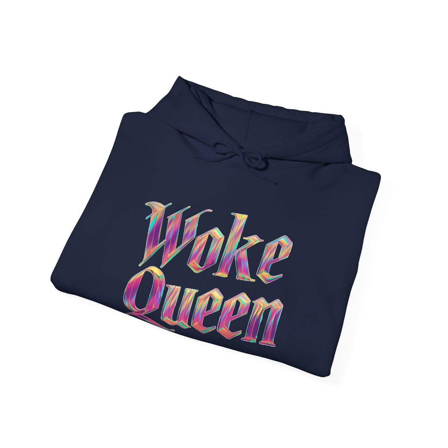Unisex Woke Queen Gothic Iridescence Hooded Sweatshirt
