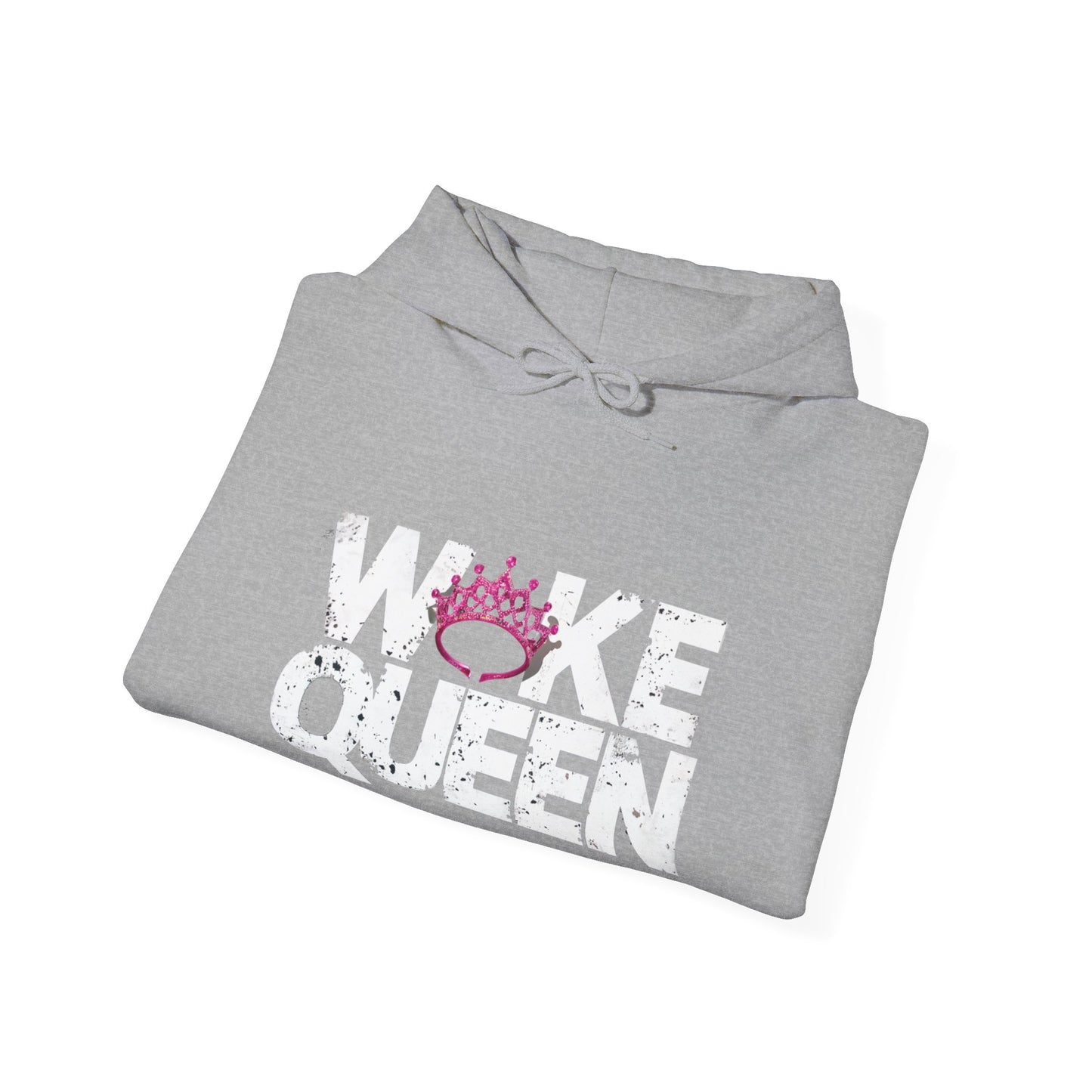 Unisex Woke Queen Tiara Heavy Hooded Sweatshirt