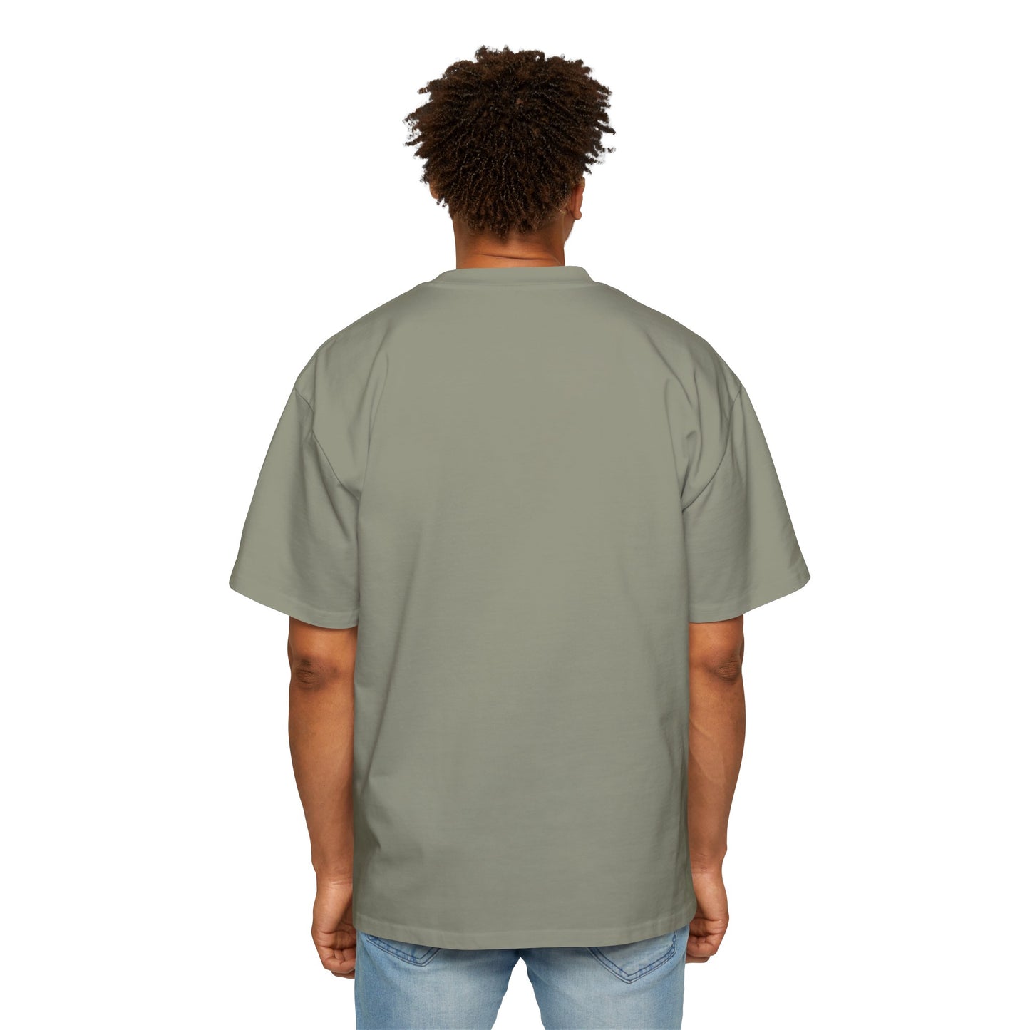 Men's Heavy Oversized Woke Queen Green Tee