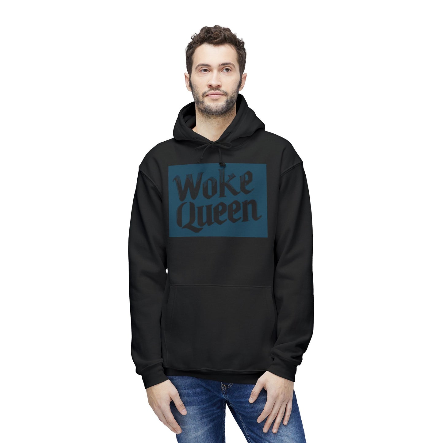 Unisex Woke Queen Hooded Sweatshirt