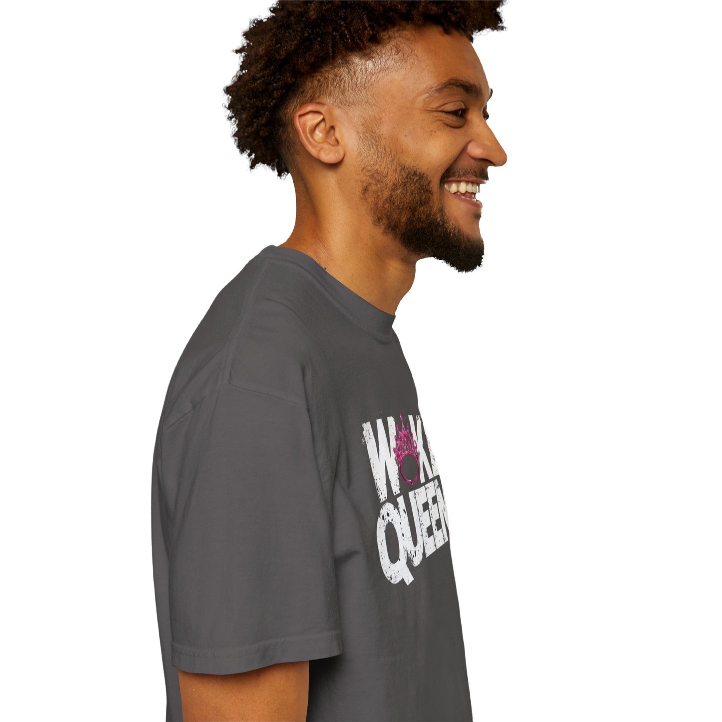 Unisex WOKE QUEEN Tiara Style Garment-Dyed T-shirt