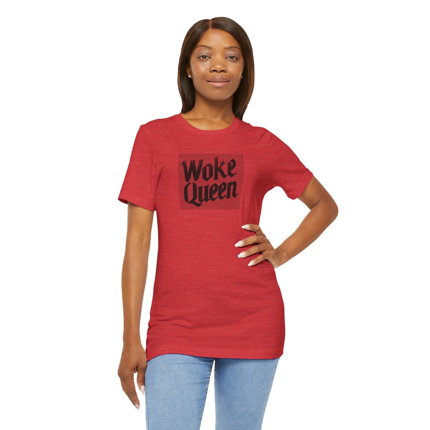 Unisex Woke Queen Jersey Short Sleeve Tee