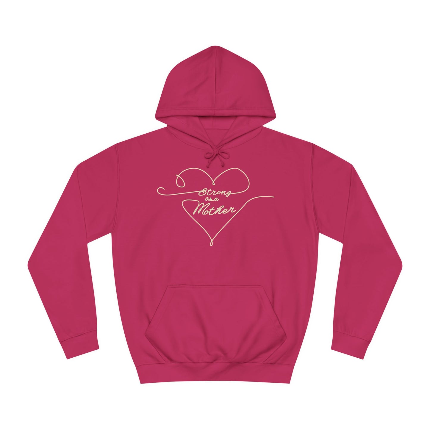 Unisex Strong as a Mother Love Lines Motherhoodie