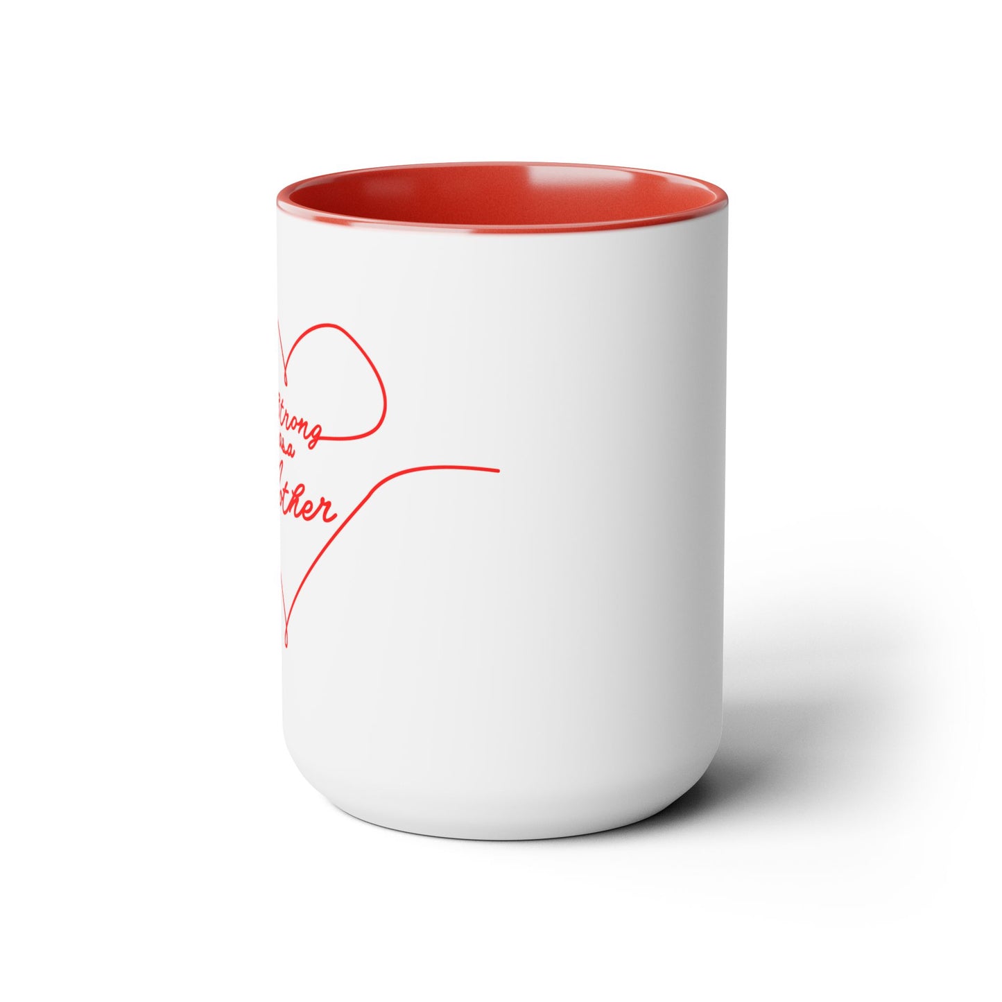 Love Lines Two-Tone Coffee Mugs, 15oz