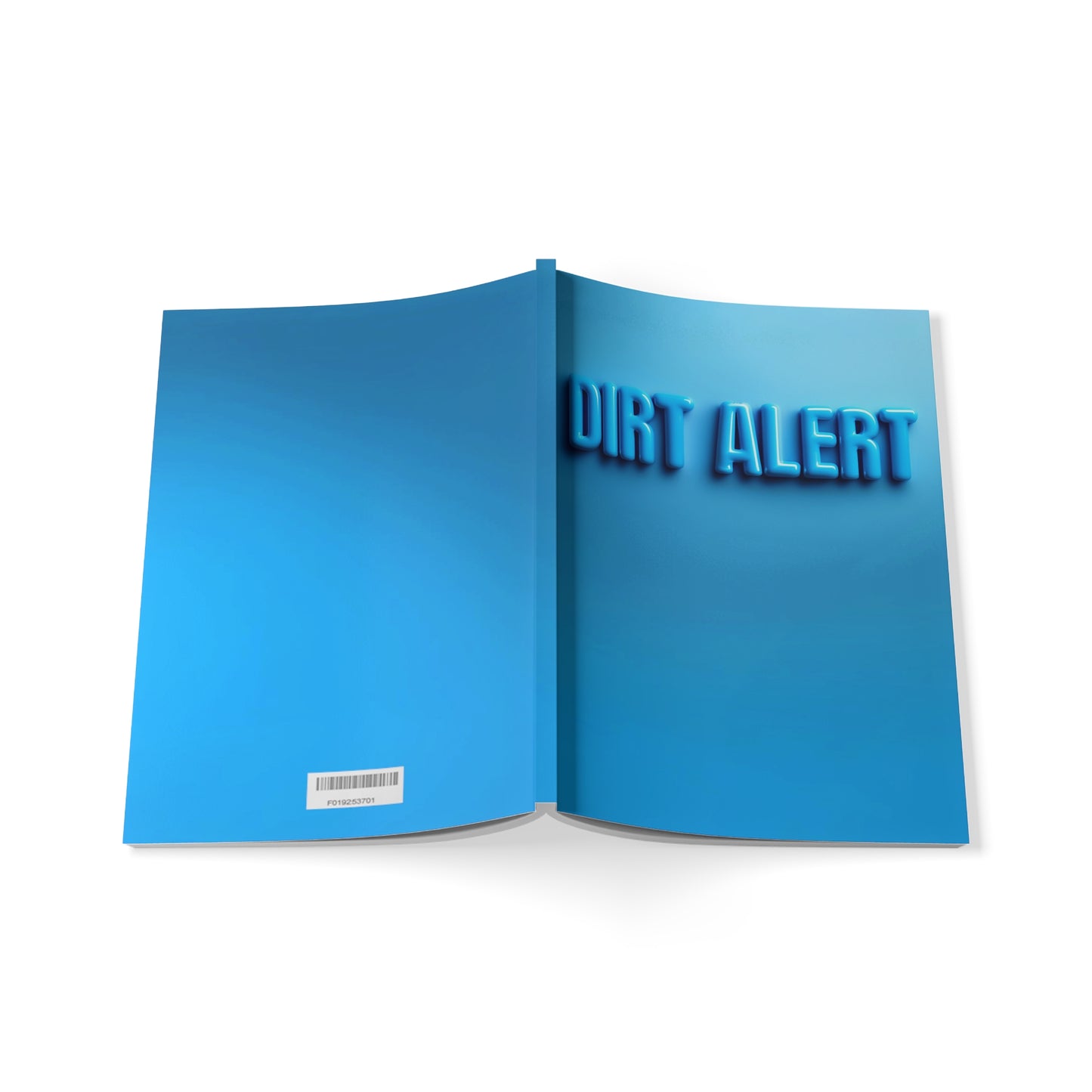Blue Dirt Alert - Softcover Notebook, A5