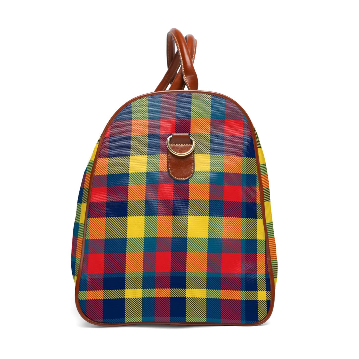 Primary Plaid Travel Bag