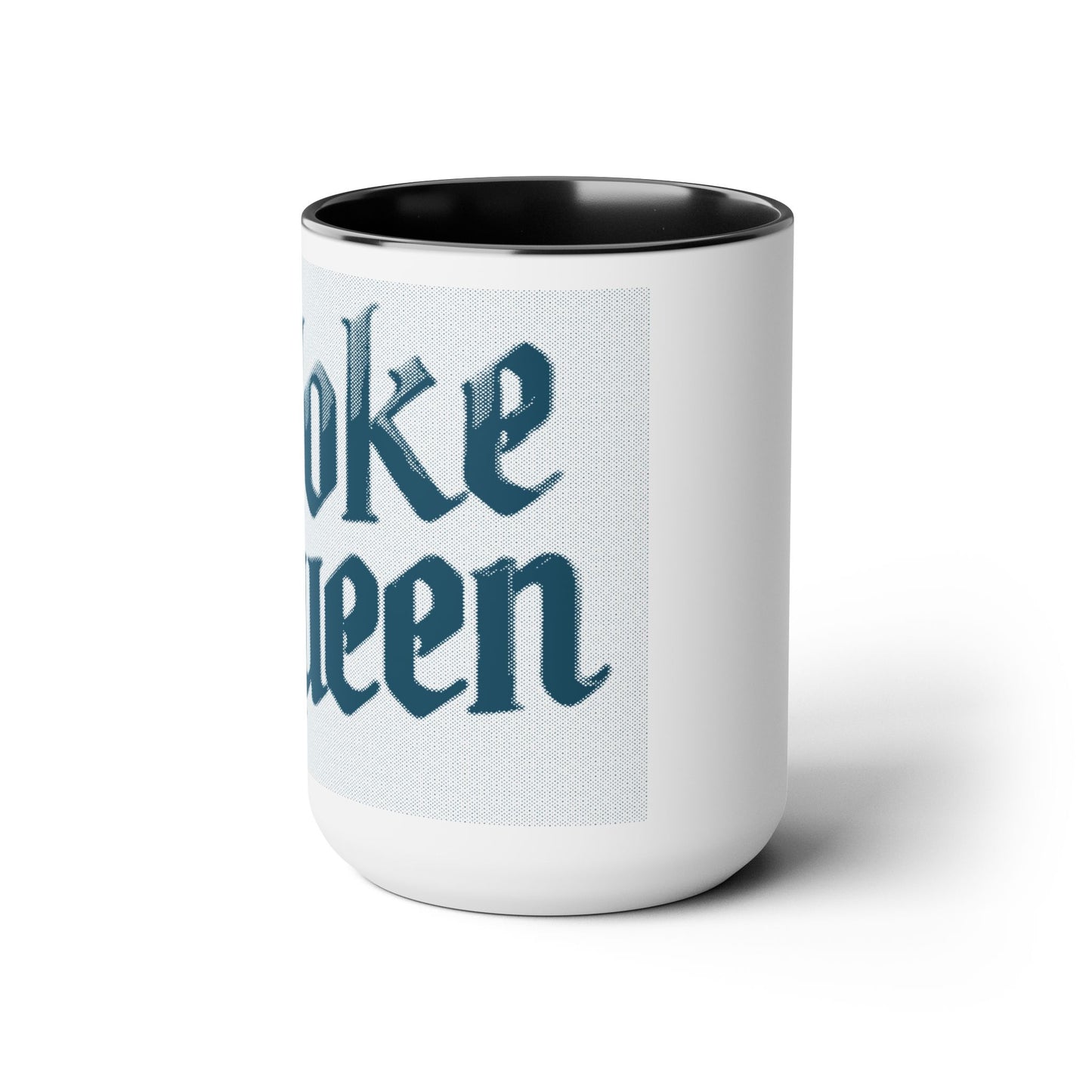 Woke Queen Two-Tone Coffee Mugs, 15oz