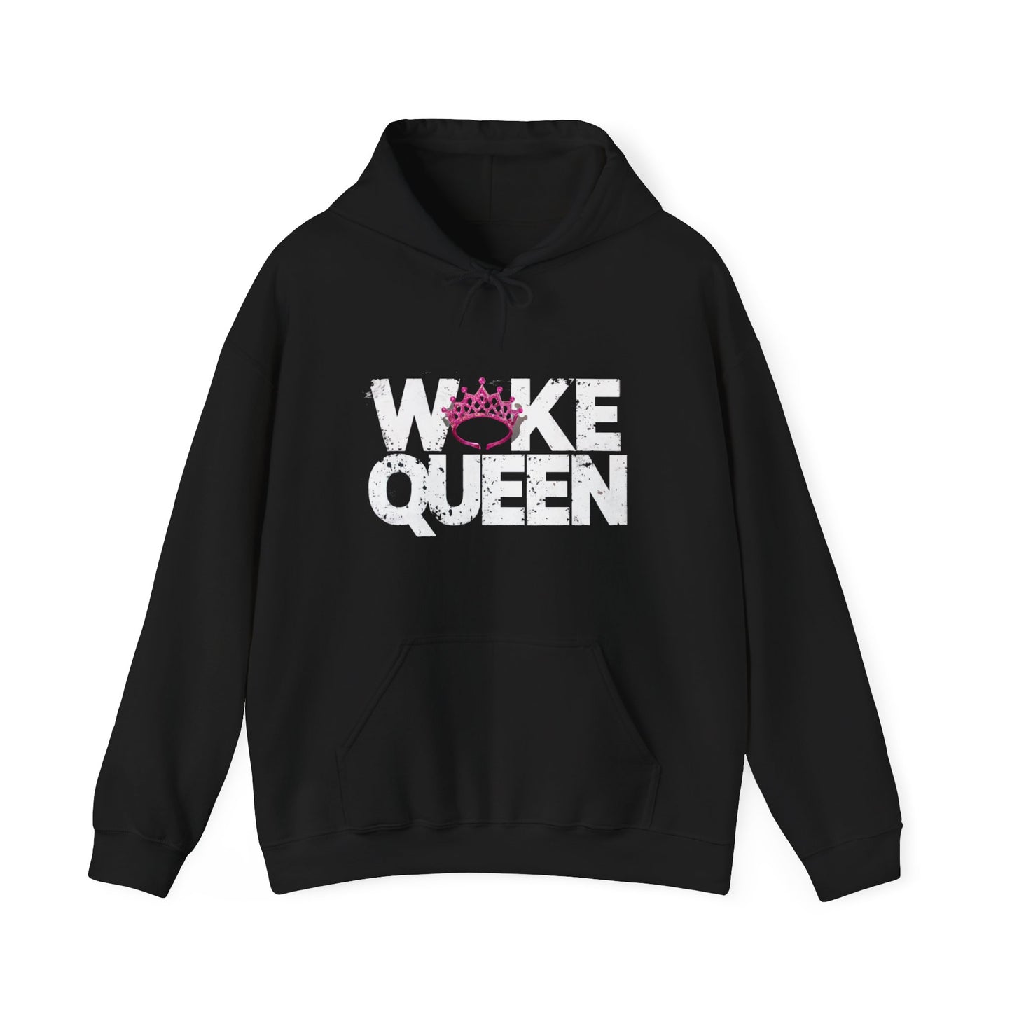Unisex Woke Queen Tiara Heavy Hooded Sweatshirt