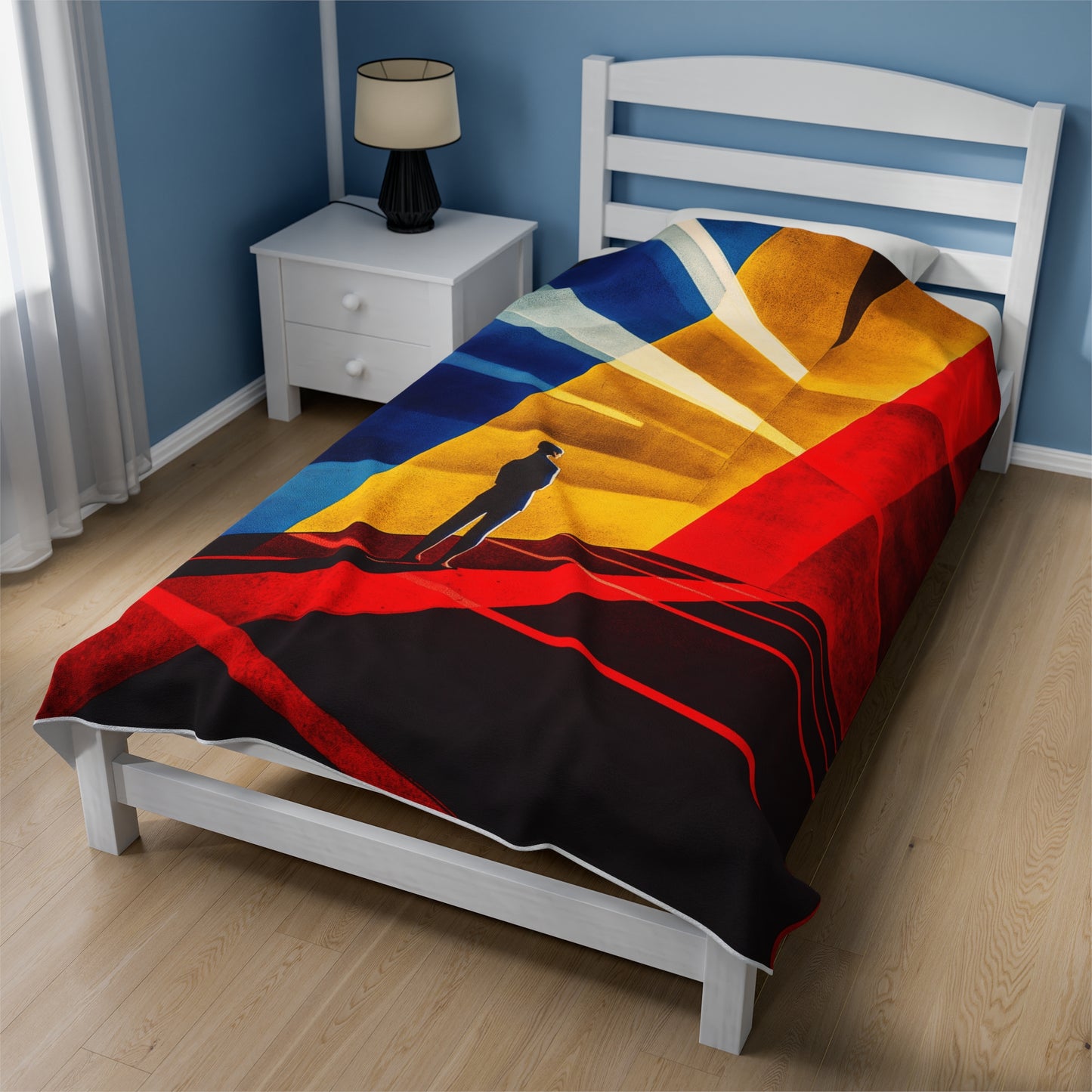 Bauhaus Mister Movie Theater Velveteen Plush Blanket