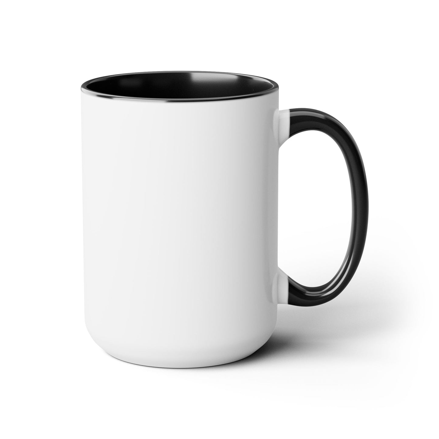 Love Lines Two-Tone Coffee Mugs, 15oz
