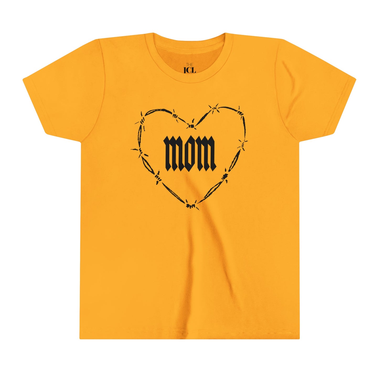 I HEART MOM Youth Short Sleeve Tee