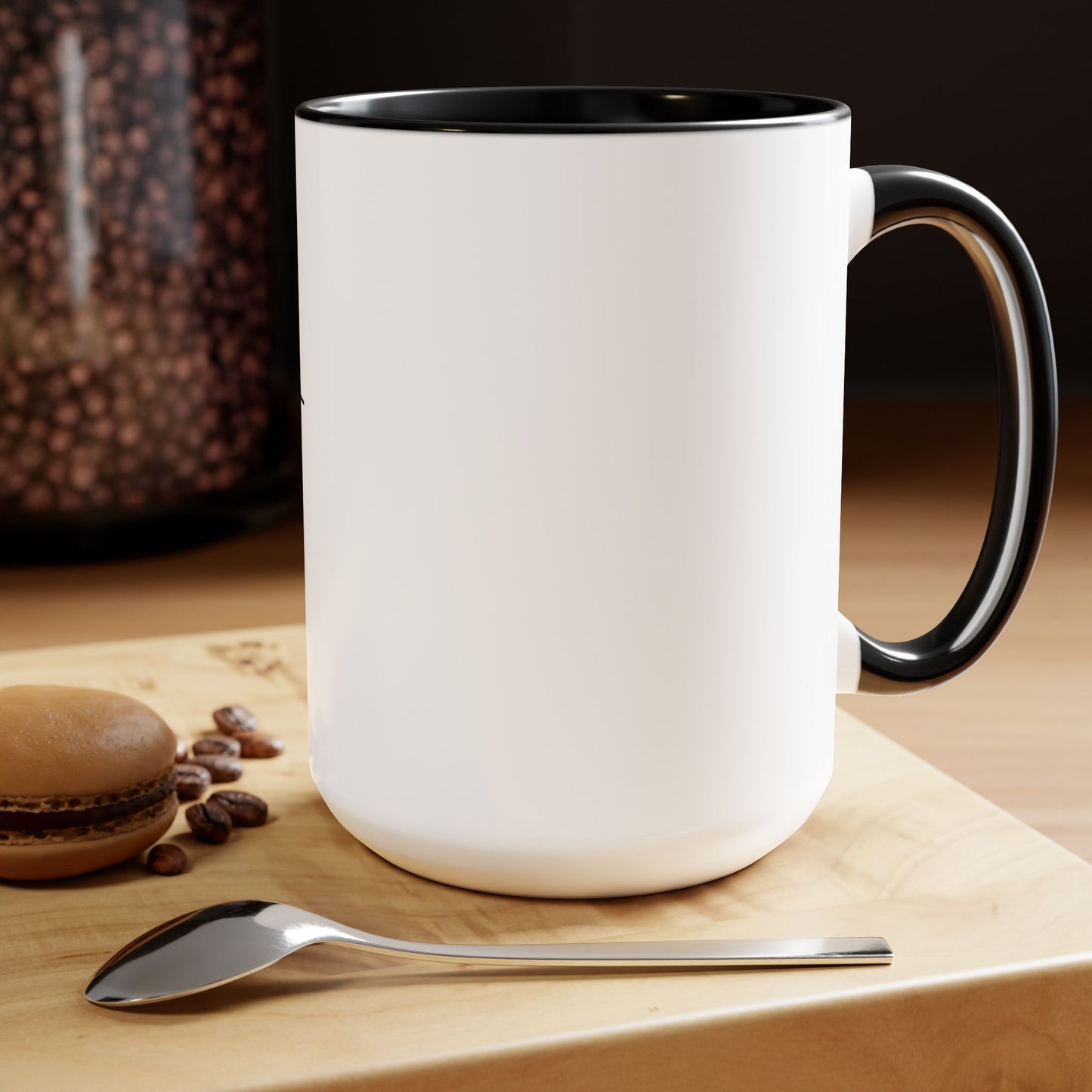 Love Lines Two-Tone Coffee Mugs, 15oz