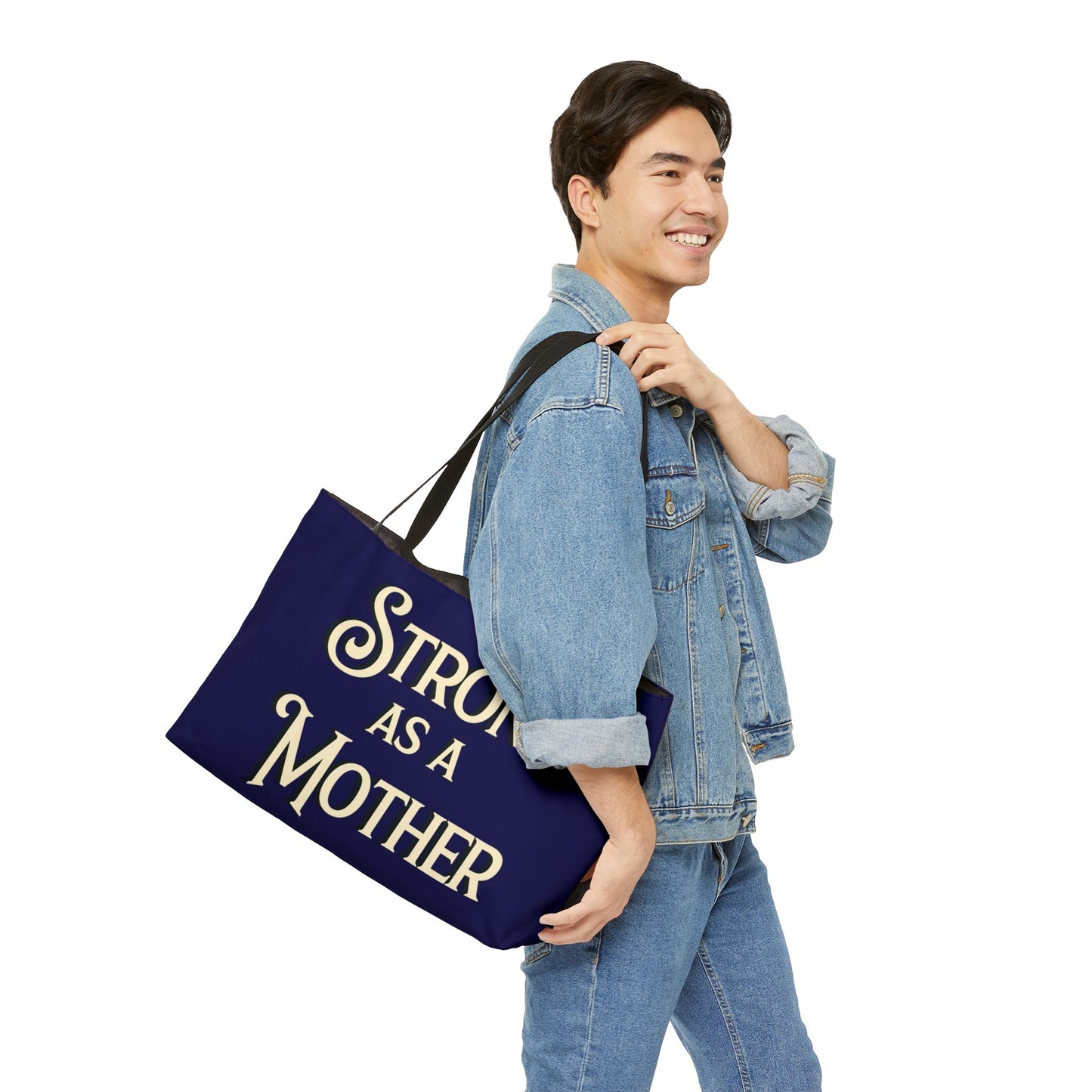 Strong as a Mother Weekender Tote Bag - Navy