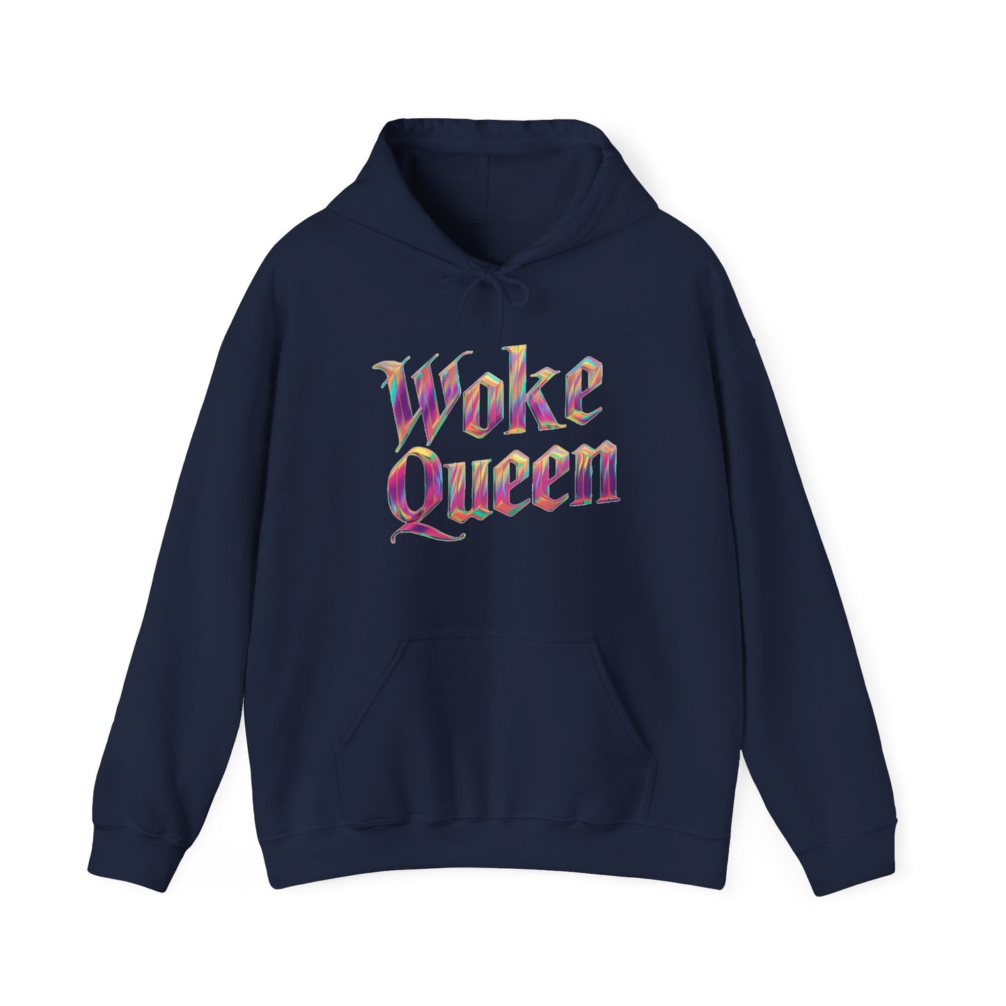 Unisex Woke Queen Gothic Iridescence Hooded Sweatshirt