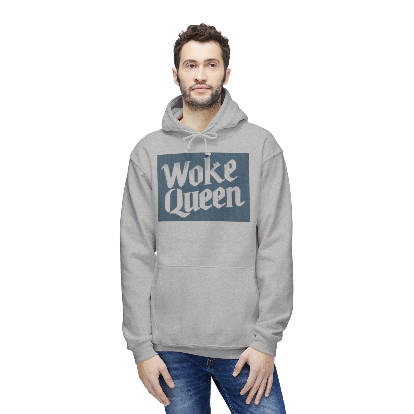 Unisex Woke Queen Hooded Sweatshirt