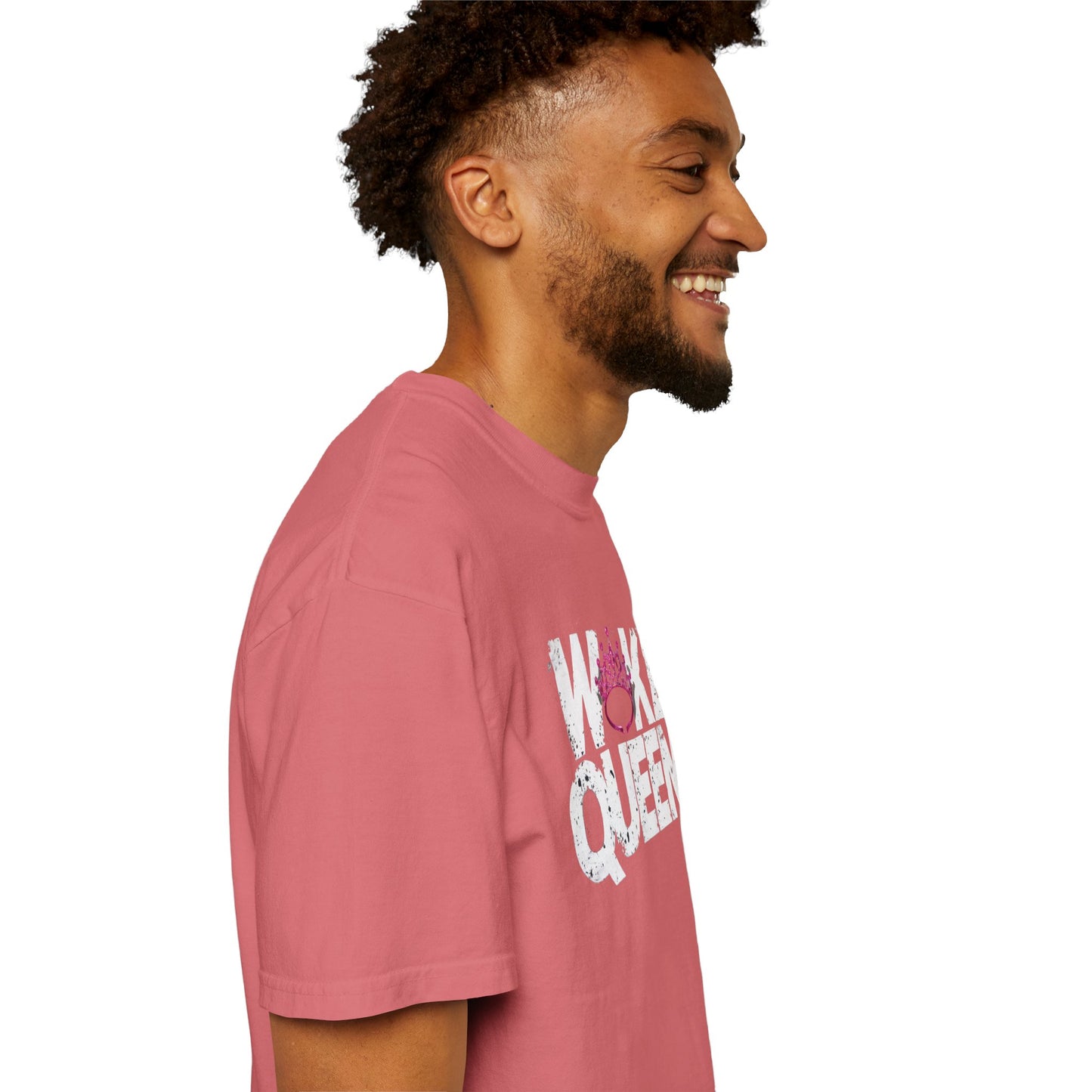 Unisex WOKE QUEEN Tiara Style Garment-Dyed T-shirt