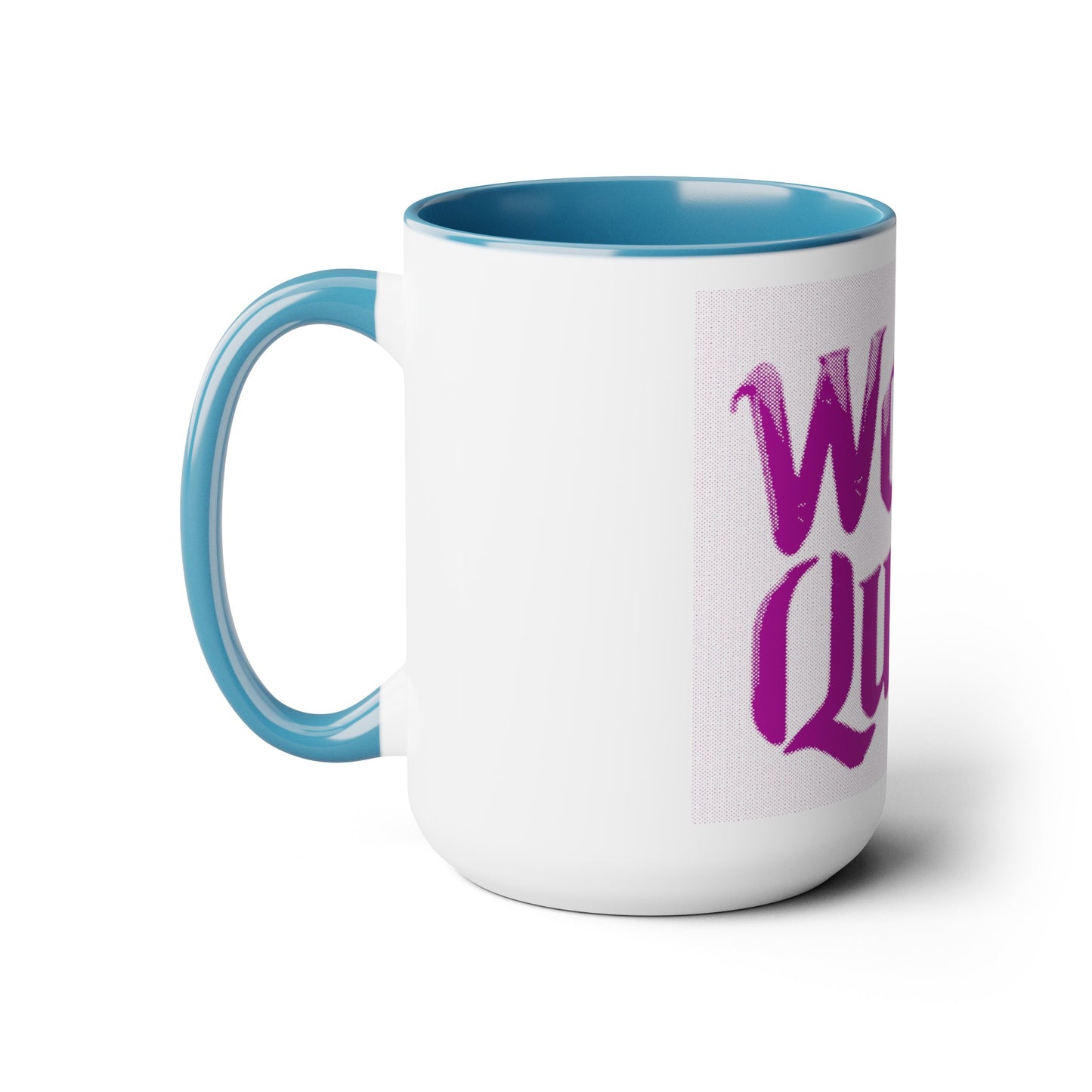 Woke Queen Two-Tone Coffee Mugs, 15oz