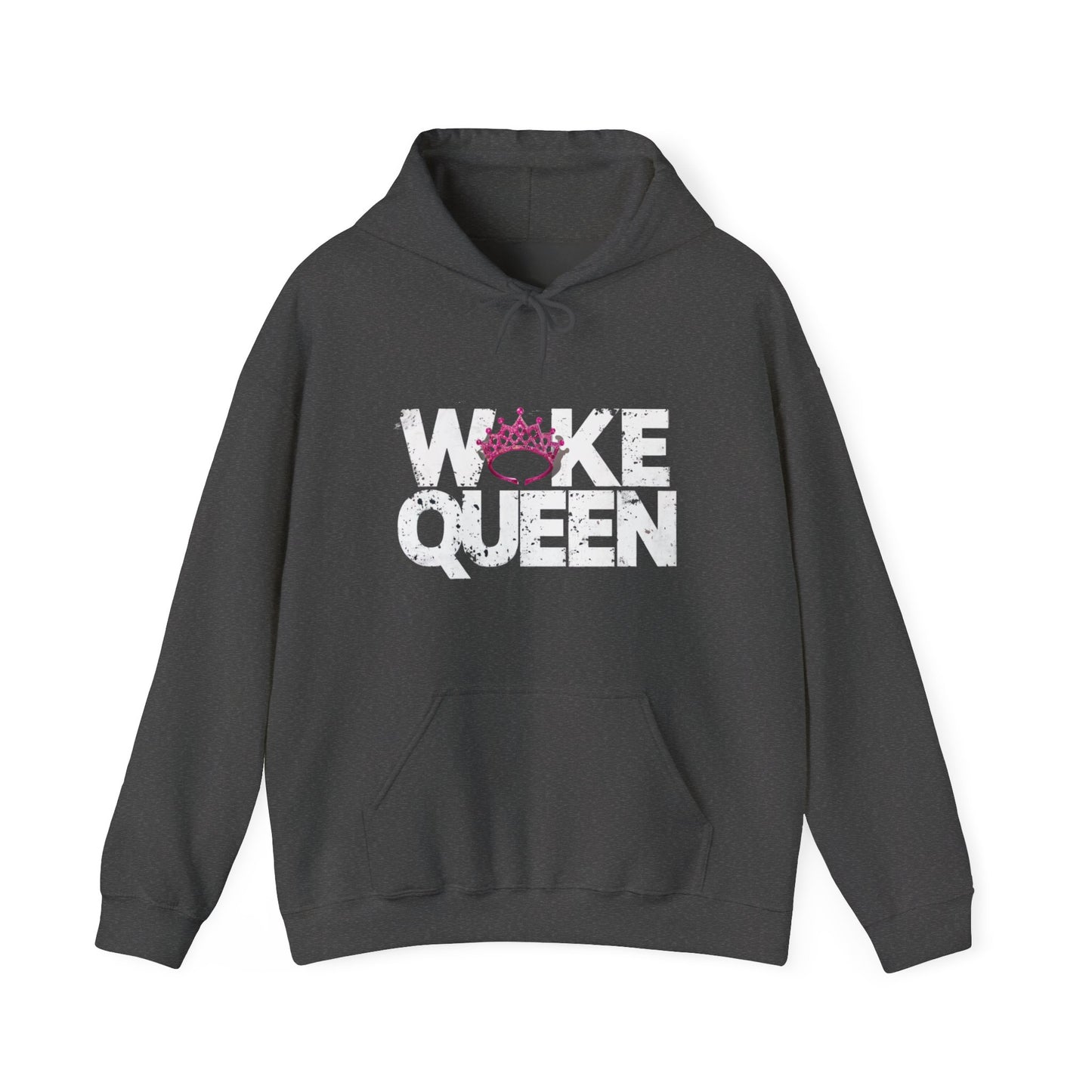 Unisex Woke Queen Tiara Heavy Hooded Sweatshirt