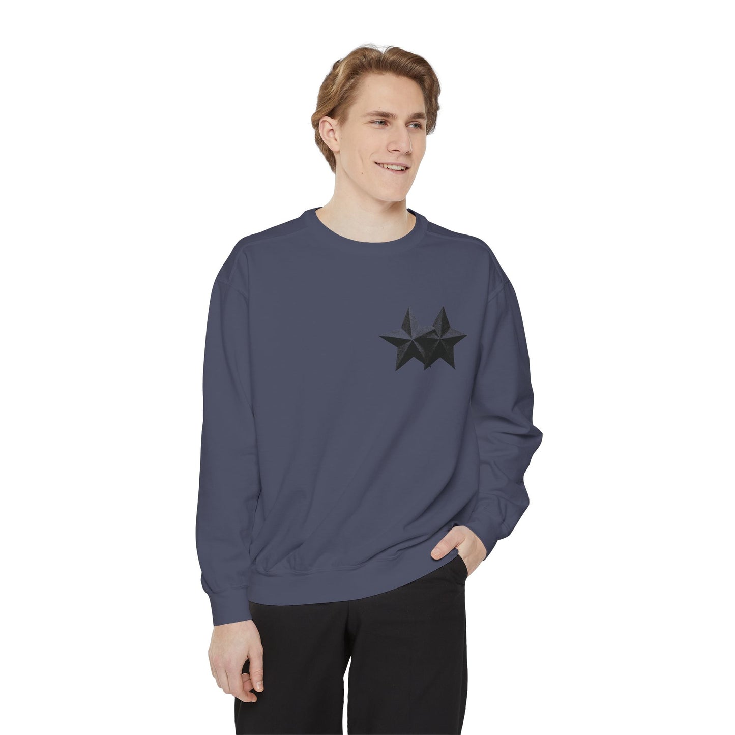Gemi Star Graphic Unisex Garment-Dyed Sweatshirt