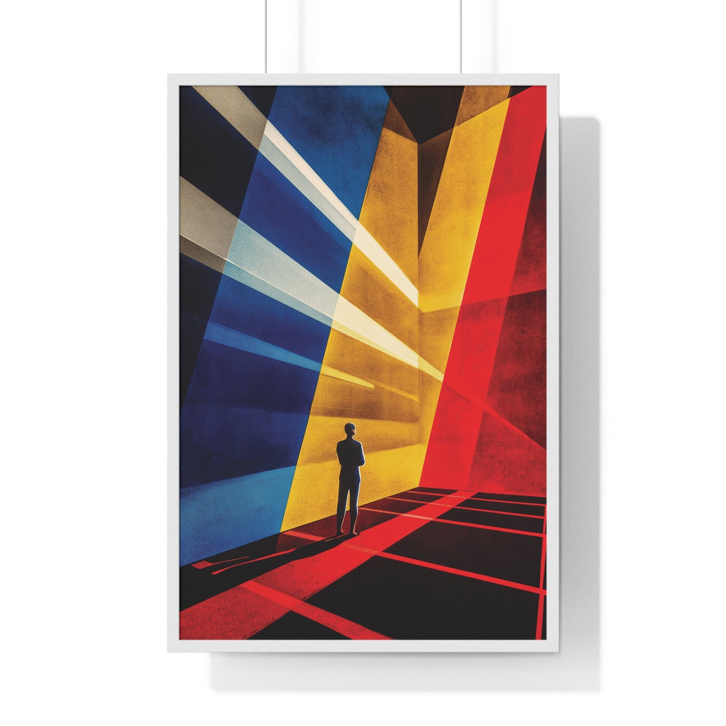 Bauhaus Mister Movie Theater Vertical Framed Poster