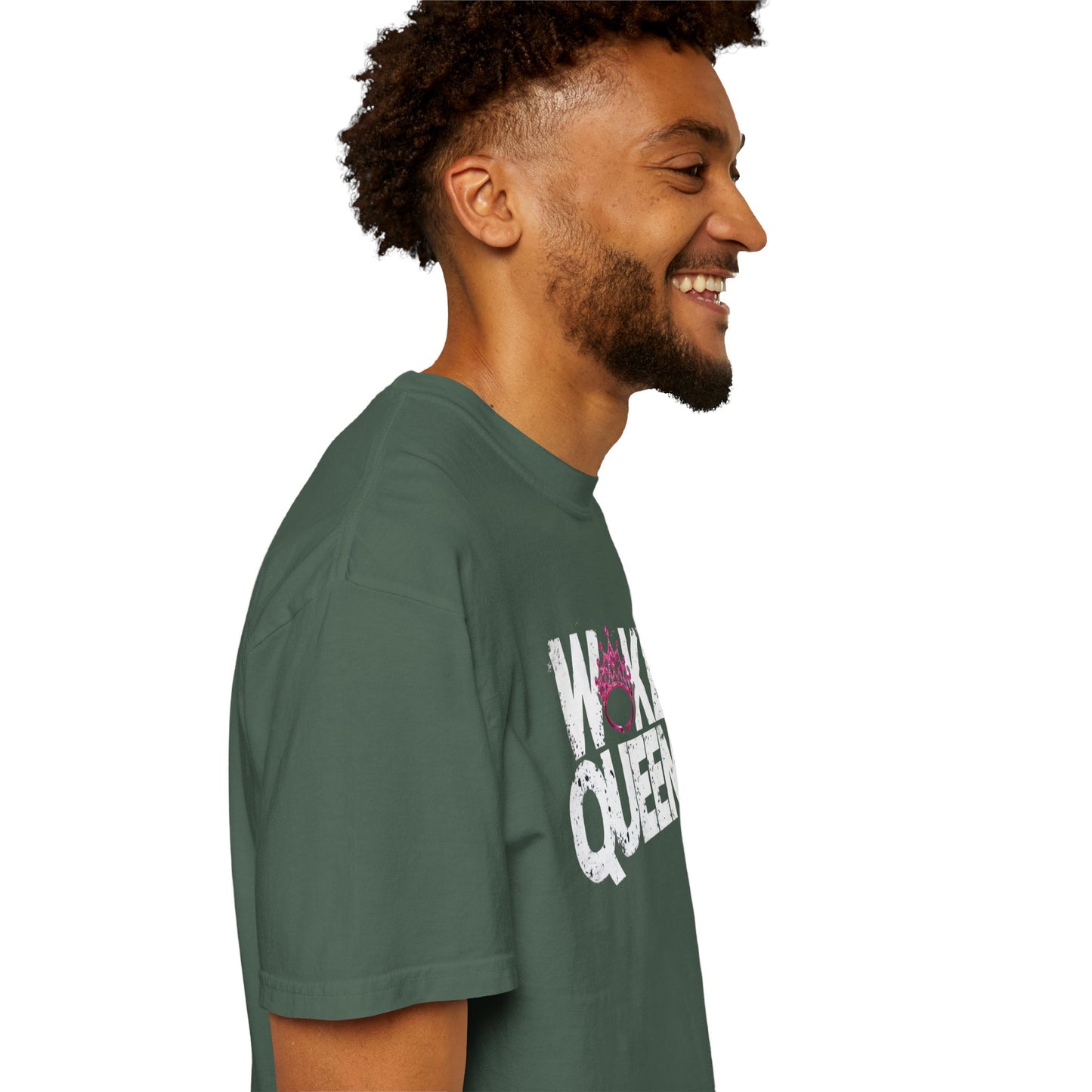 Unisex WOKE QUEEN Tiara Style Garment-Dyed T-shirt