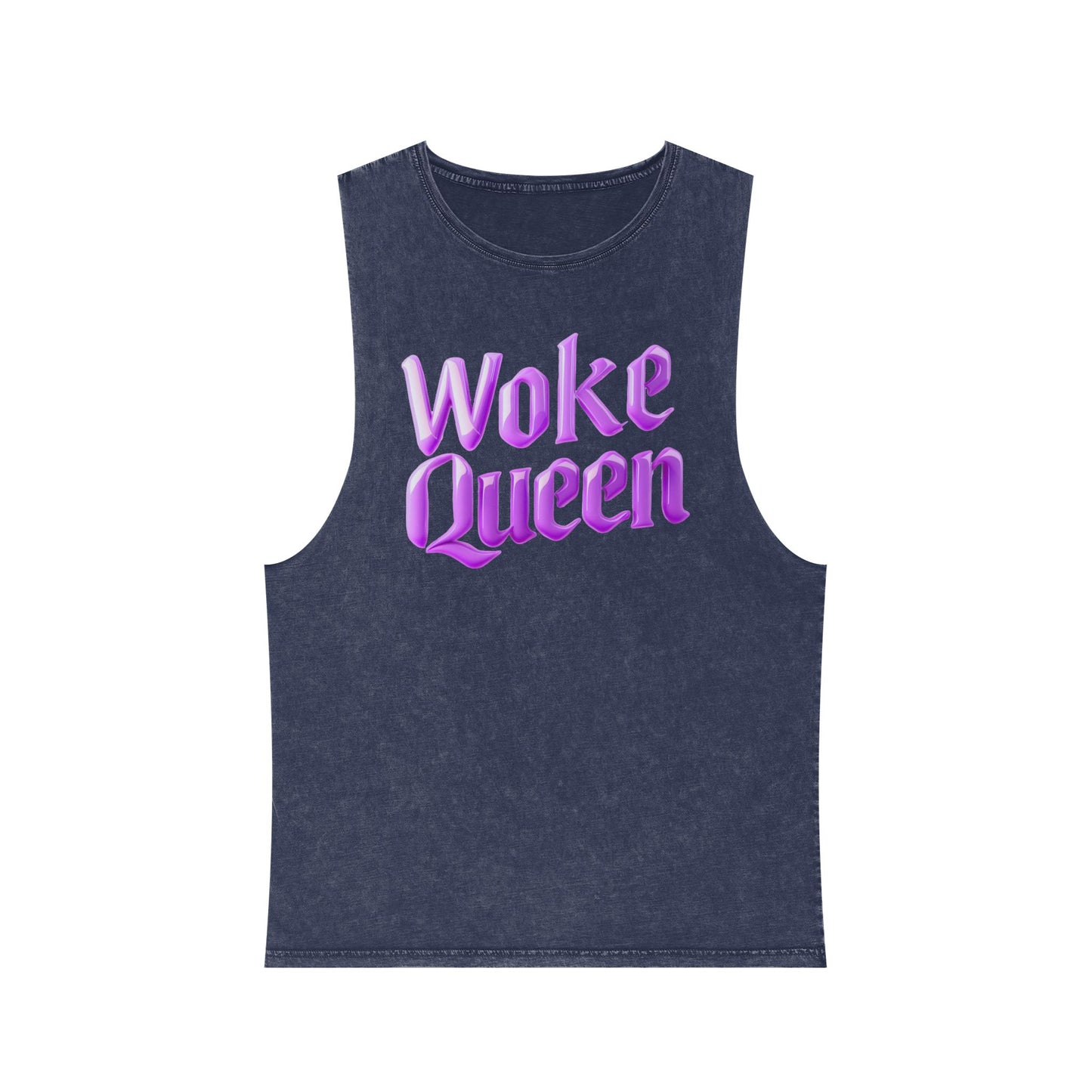 Unisex Woke Queen Stonewash Tank Top