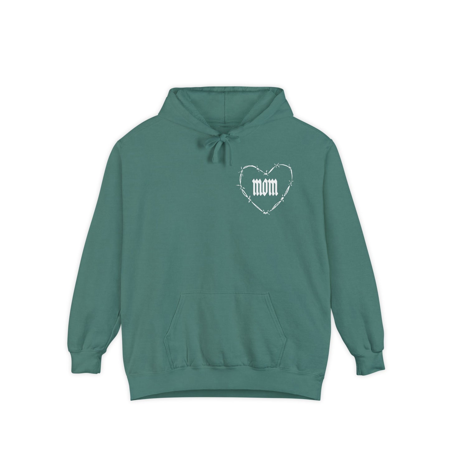 I Heart Mom Unisex Garment-Dyed MotherHoodie