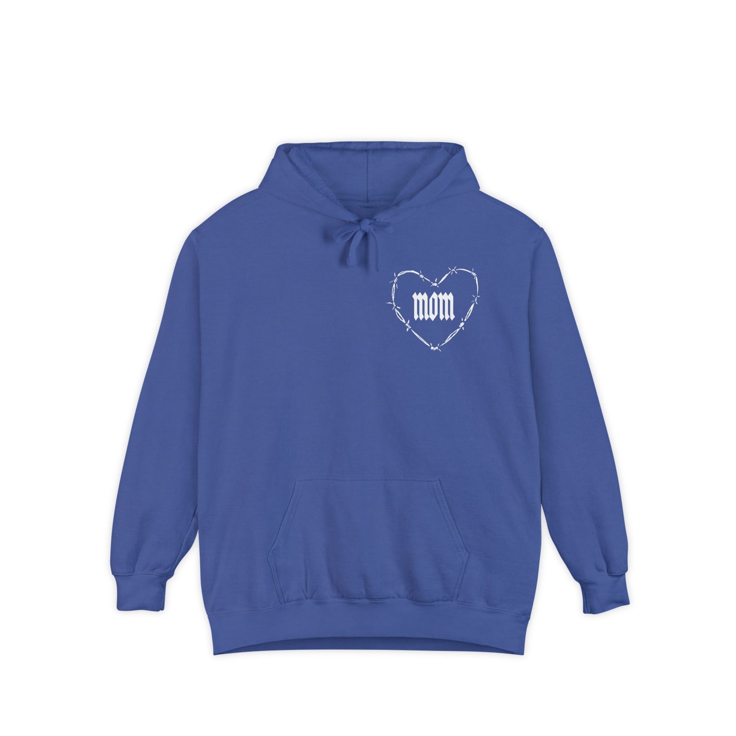 I Heart Mom Unisex Garment-Dyed MotherHoodie