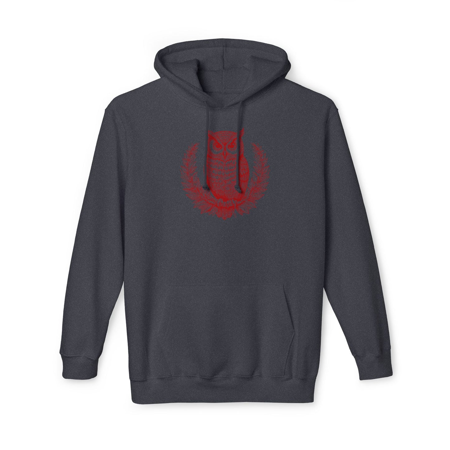 Owl Design Unisex Hooded Sweatshirt - Cozy & Stylish Gift for Nature Lovers