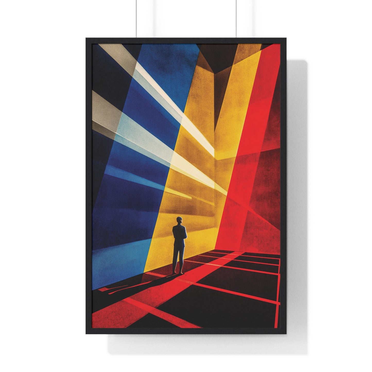 Bauhaus Mister Movie Theater Vertical Framed Poster