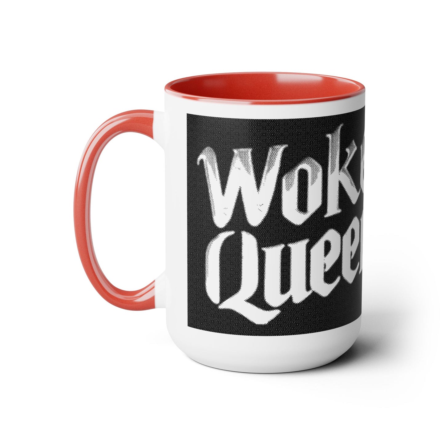 Woke Queen Two-Tone Coffee Mugs, 15oz