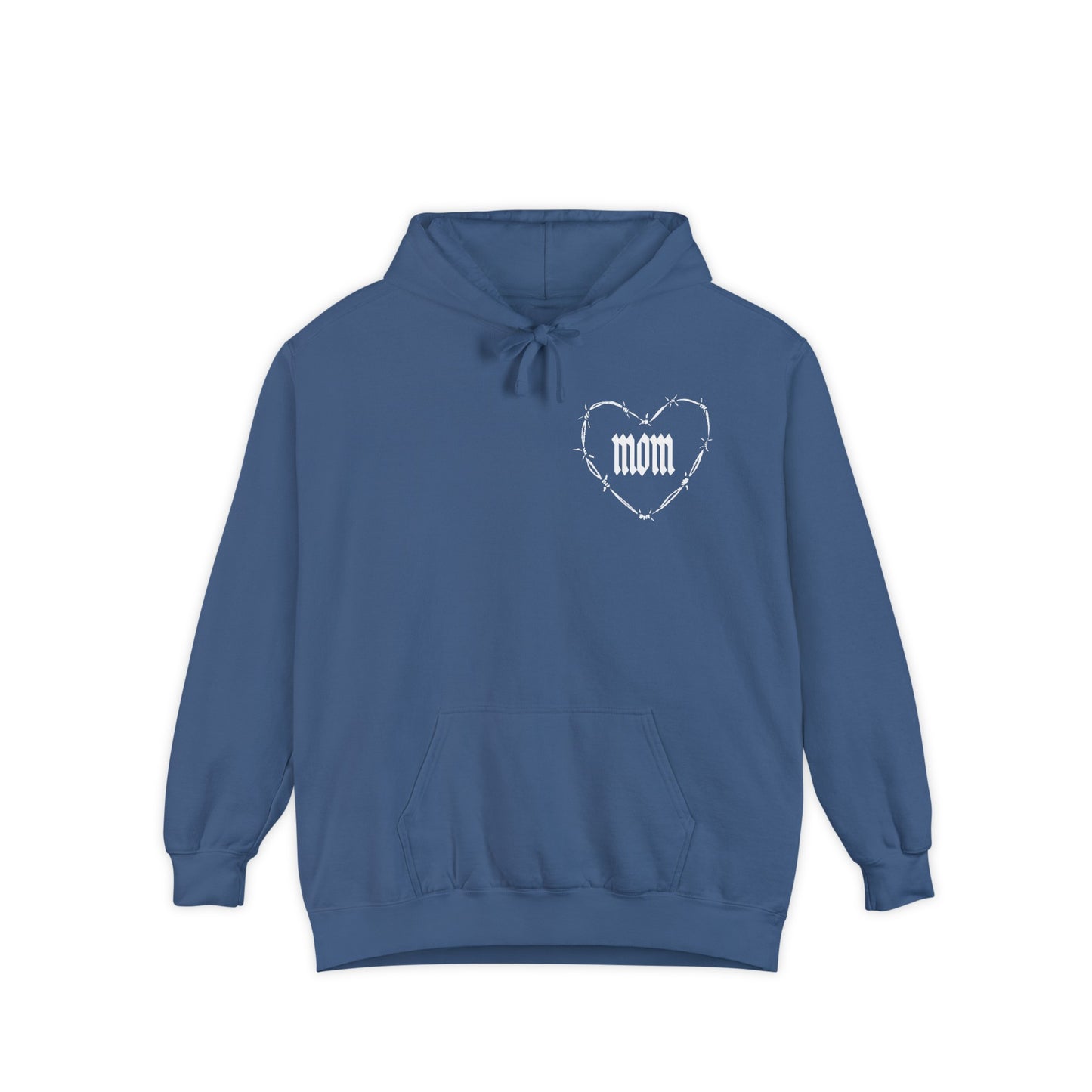 I Heart Mom Unisex Garment-Dyed MotherHoodie