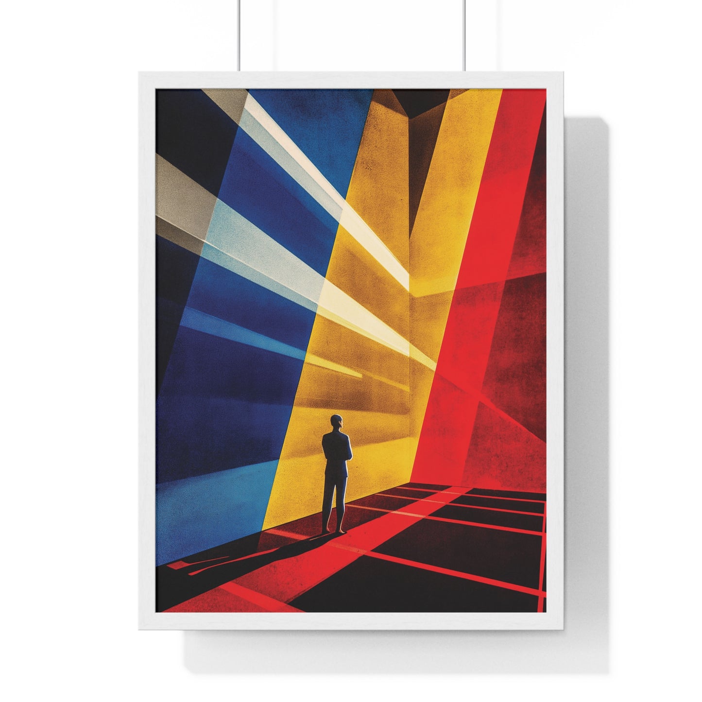 Bauhaus Mister Movie Theater Vertical Framed Poster