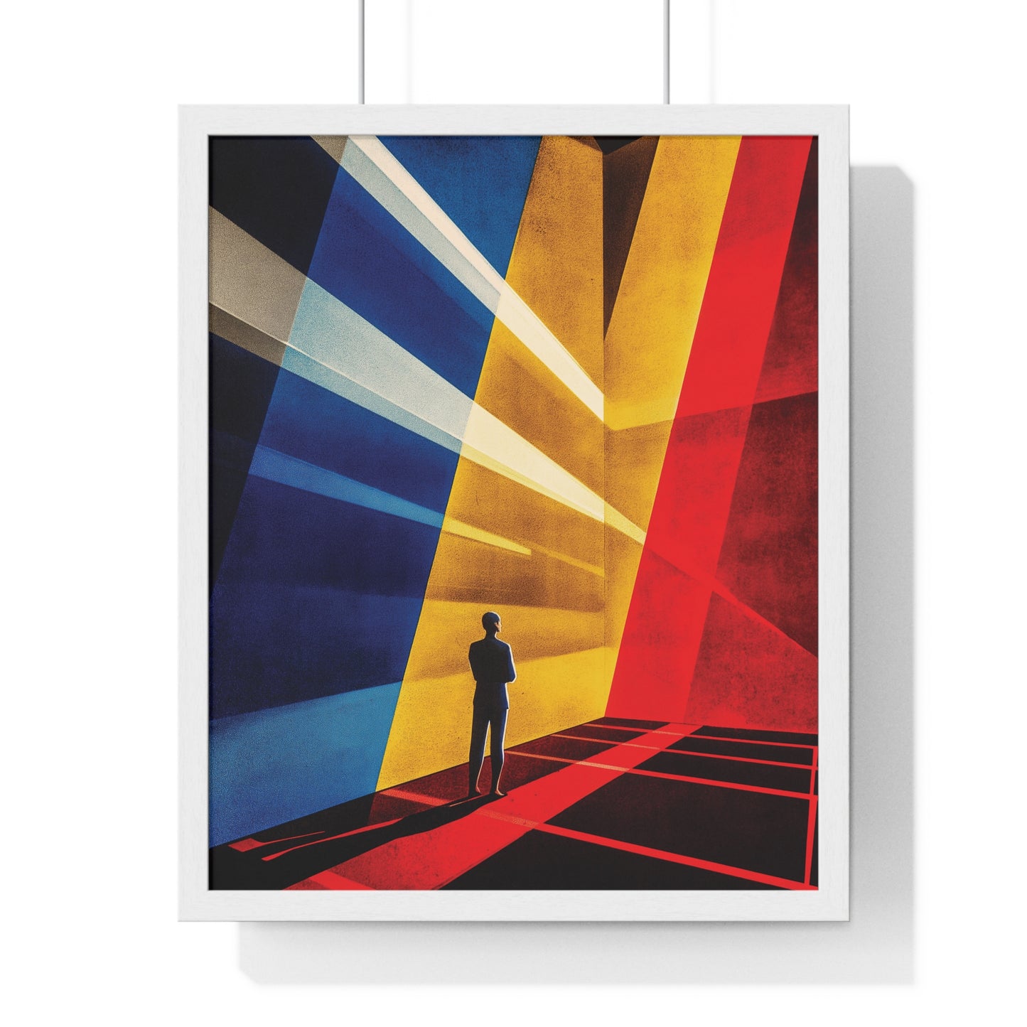 Bauhaus Mister Movie Theater Vertical Framed Poster