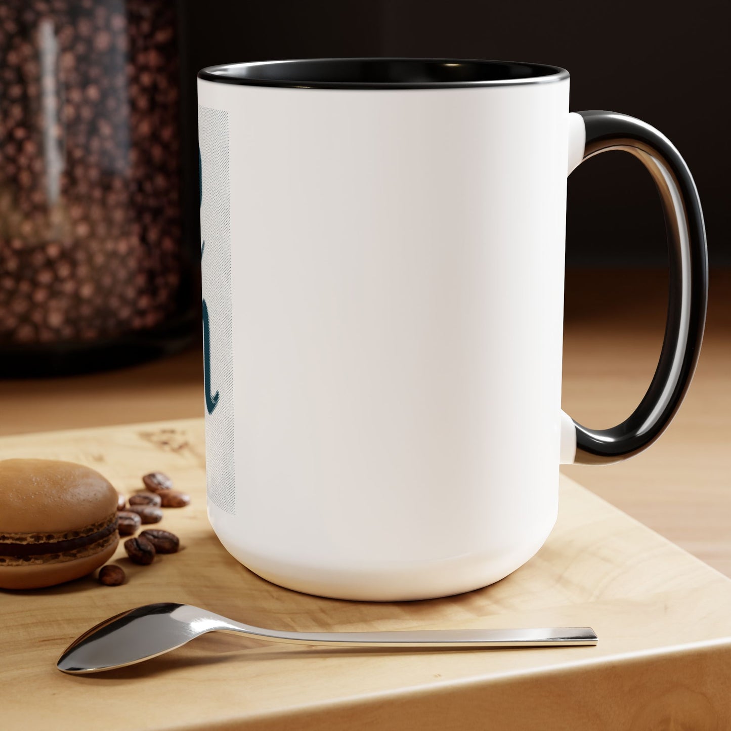 Woke Queen Two-Tone Coffee Mugs, 15oz