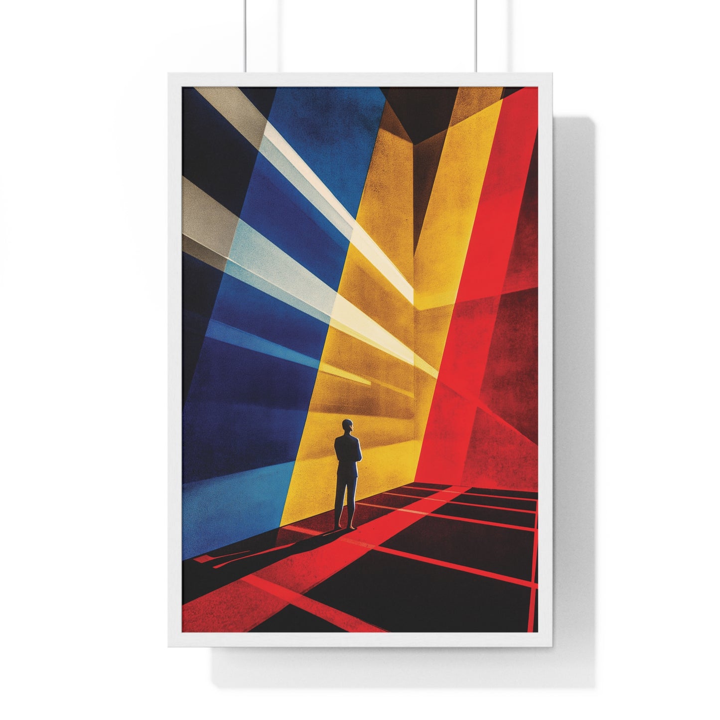 Bauhaus Mister Movie Theater Vertical Framed Poster