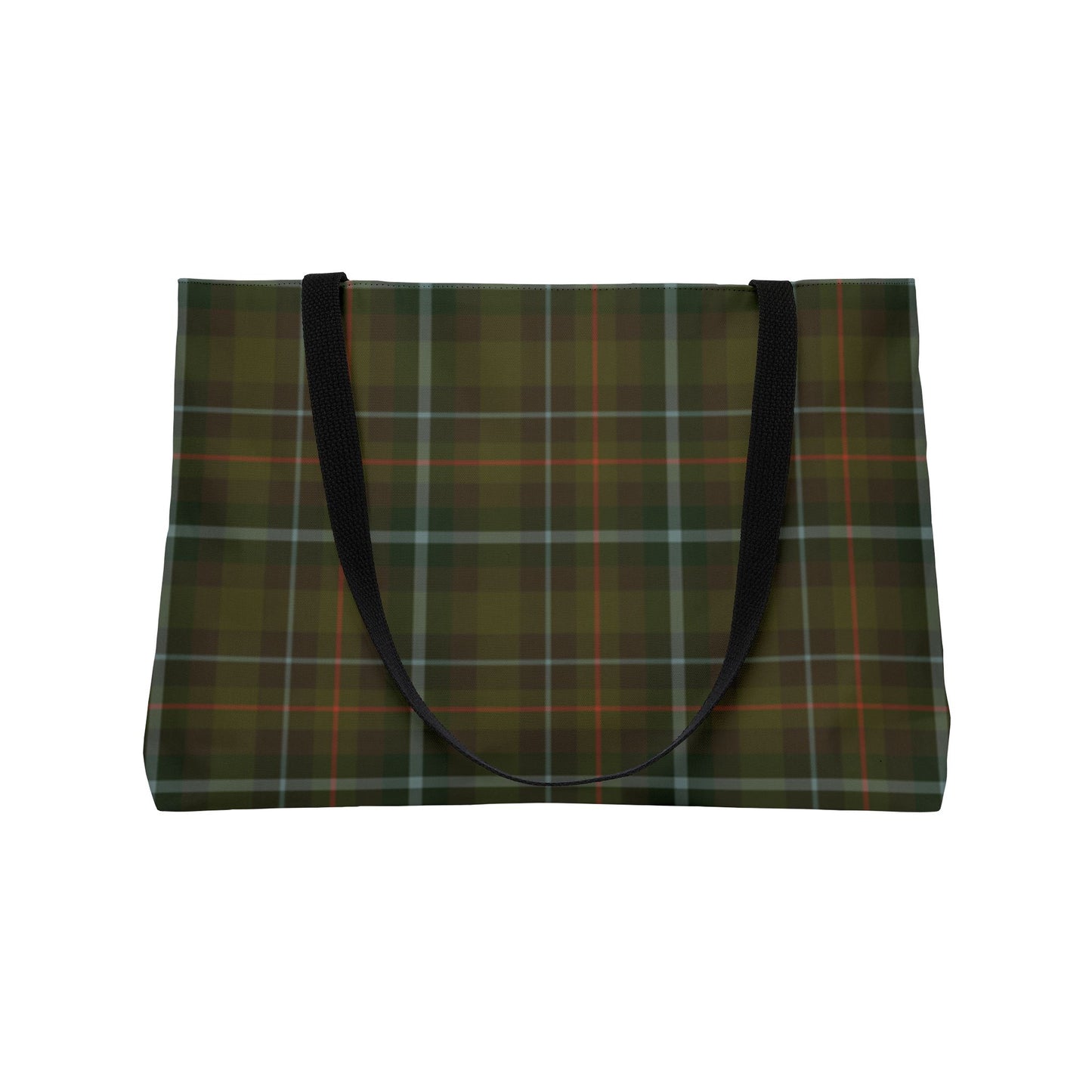 Derby Plaid Weekender Tote Bag
