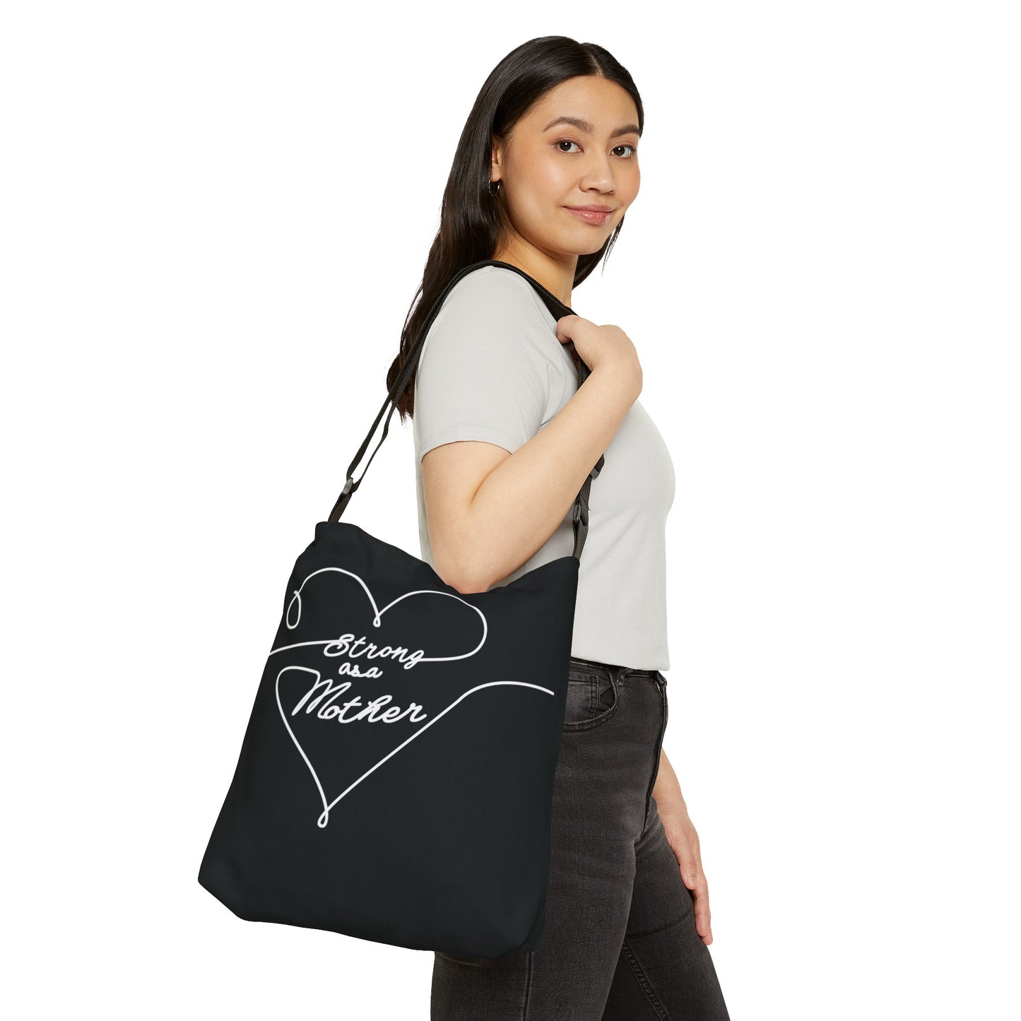 Strong as a Mother Adjustable Tote Bag 10