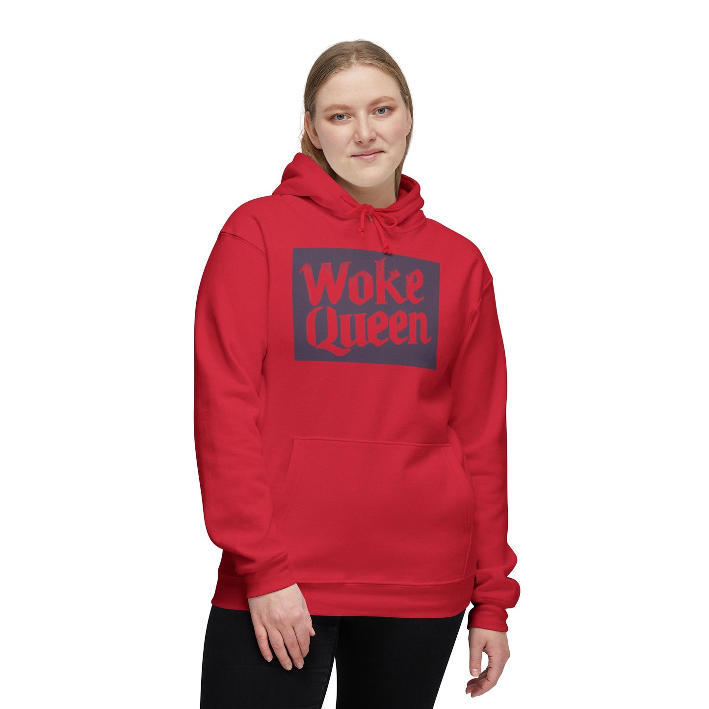 Unisex Woke Queen Hooded Sweatshirt