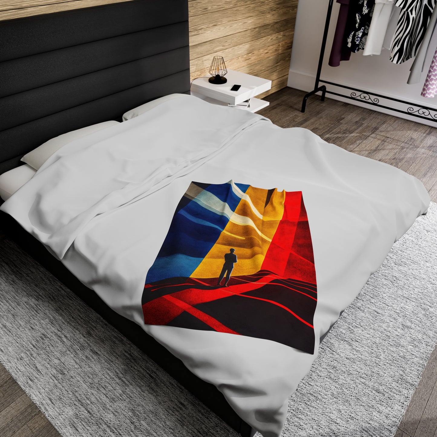 Bauhaus Mister Movie Theater Velveteen Plush Blanket