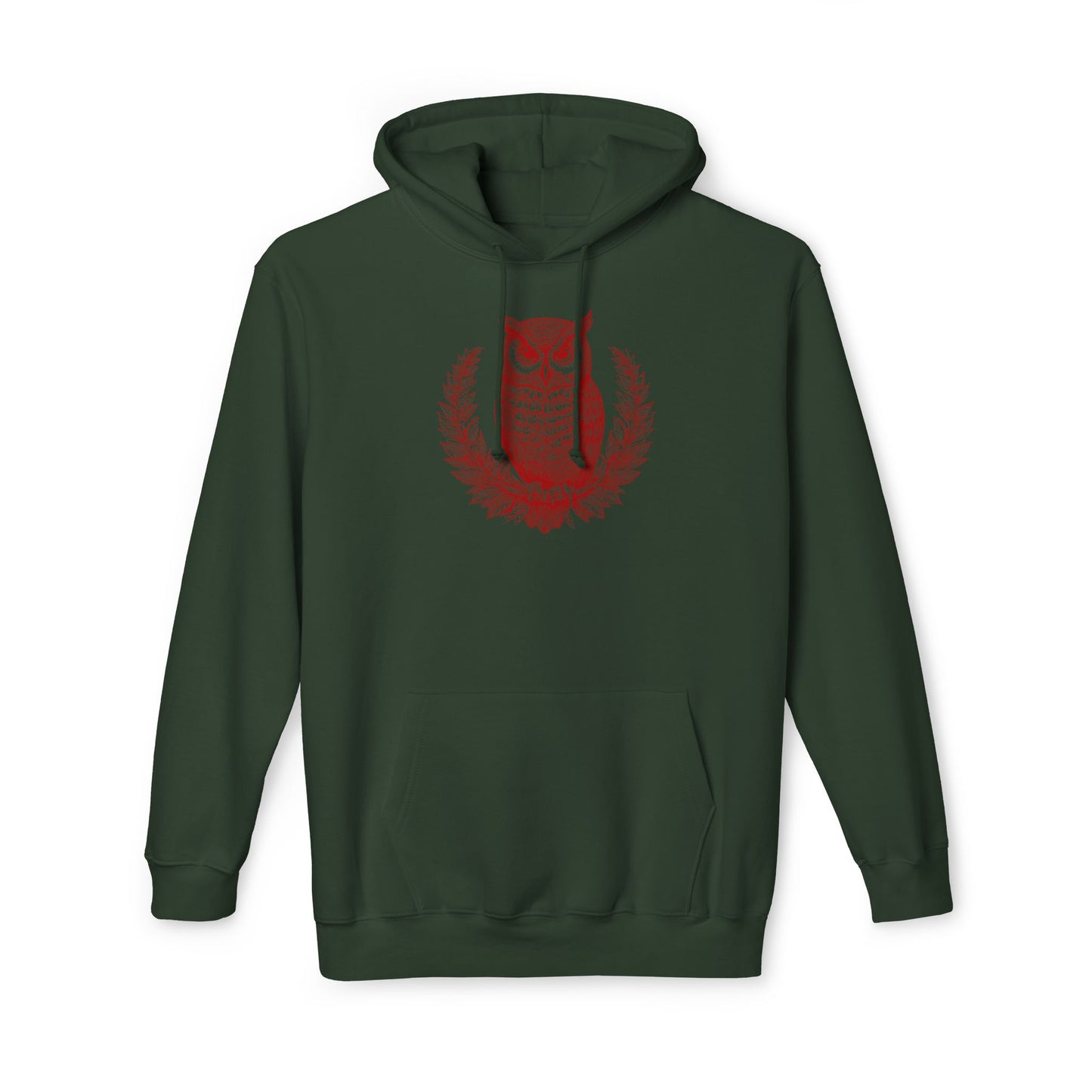 Owl Design Unisex Hooded Sweatshirt - Cozy & Stylish Gift for Nature Lovers