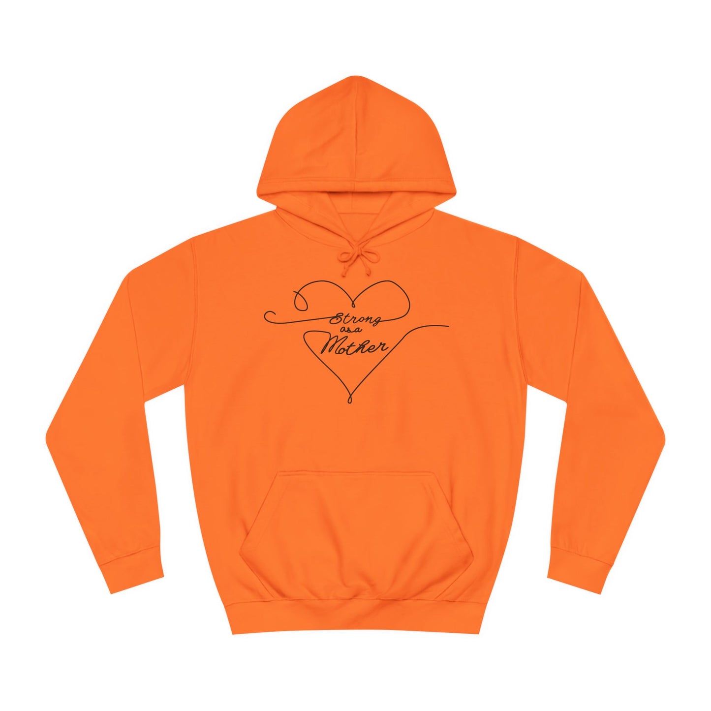 Unisex Strong as a Mother Love Lines Motherhoodie